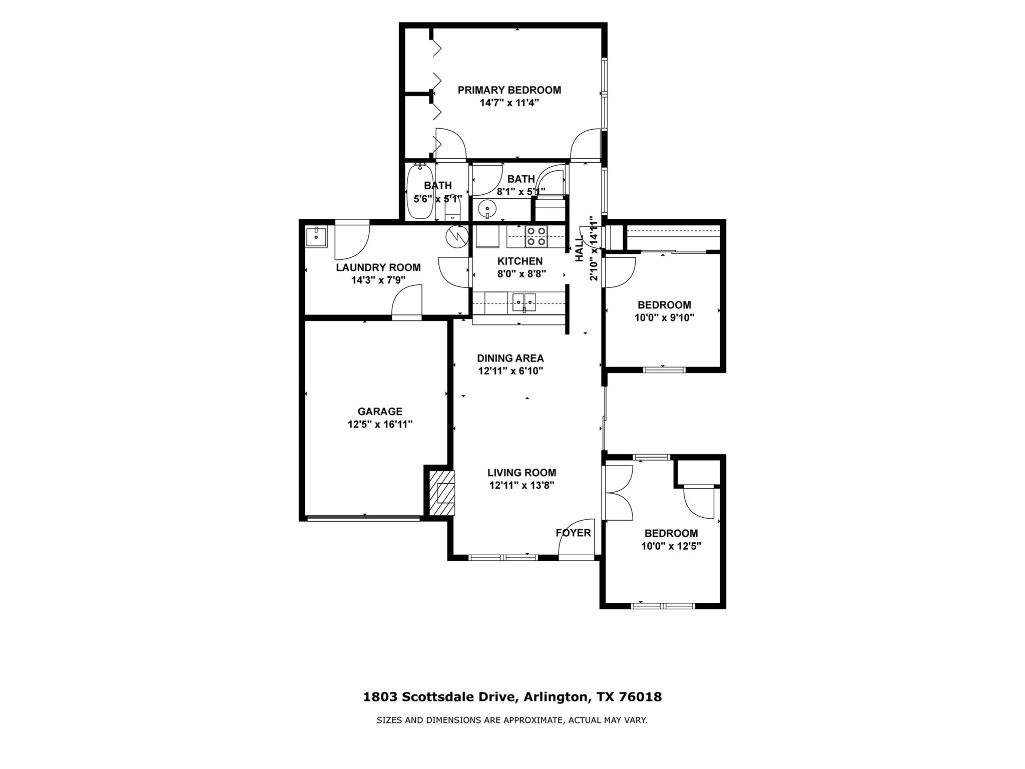 1803 Scottsdale Drive Arlington TX 76018