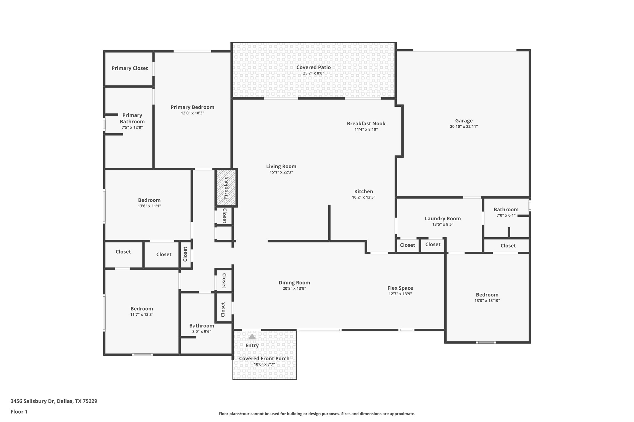 3456 Salisbury Drive Dallas TX 75229