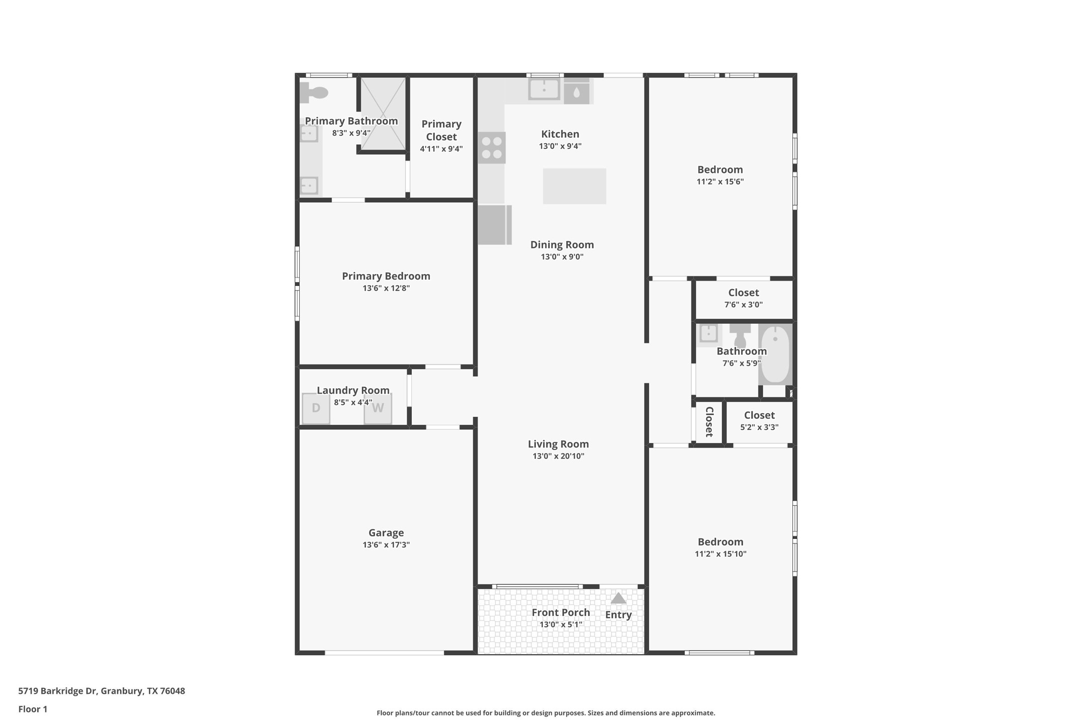 5719 Barkridge Drive Granbury TX 76048