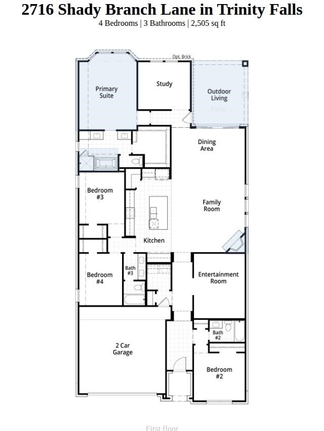 2716 Shady Branch Lane Mckinney TX 75071