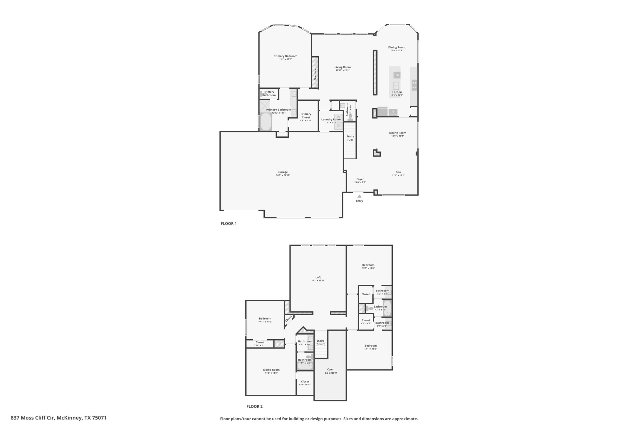 837 Moss Cliff Circle Mckinney TX 75071