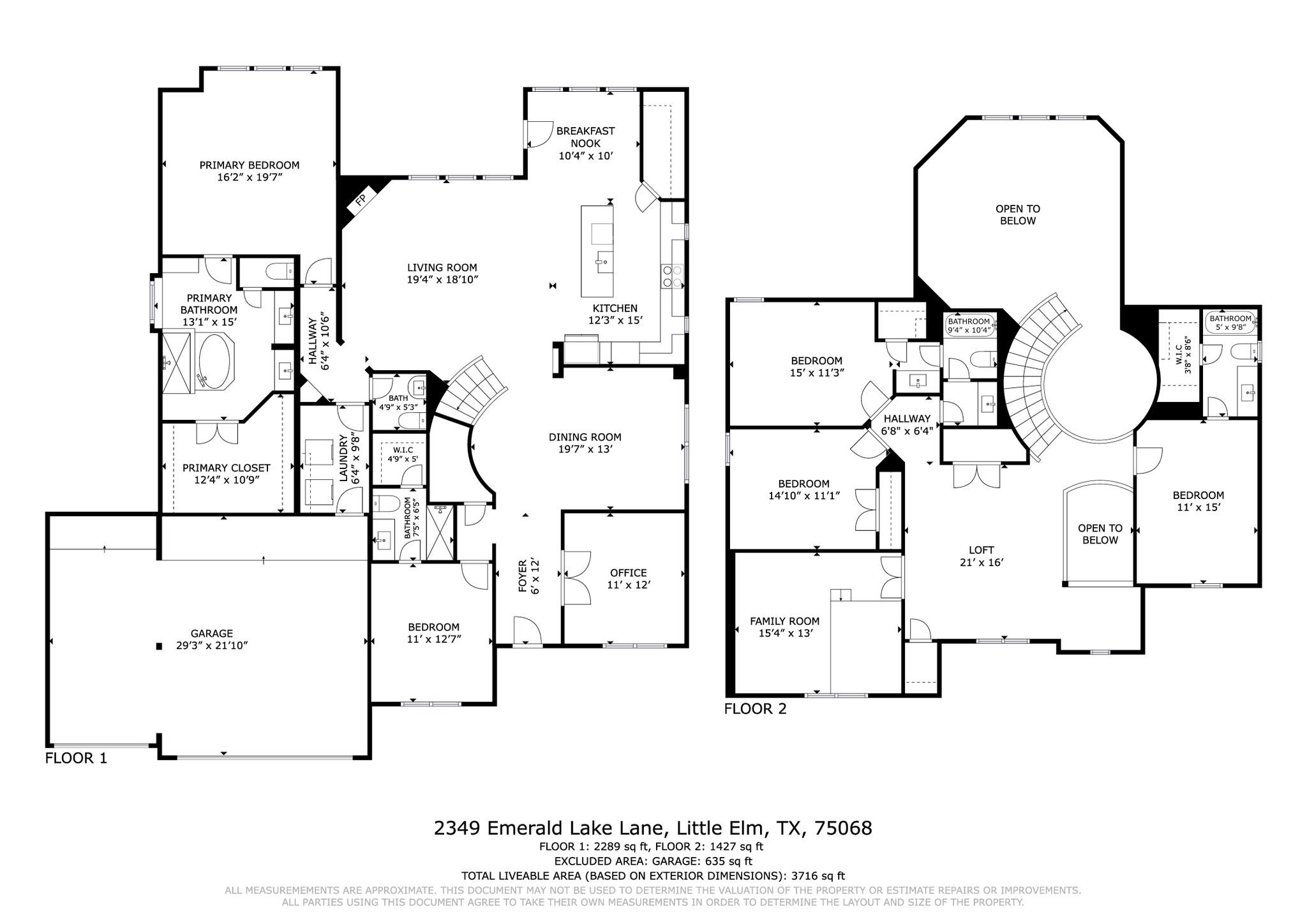 2349 Emerald Lake Lane Little Elm TX 75068
