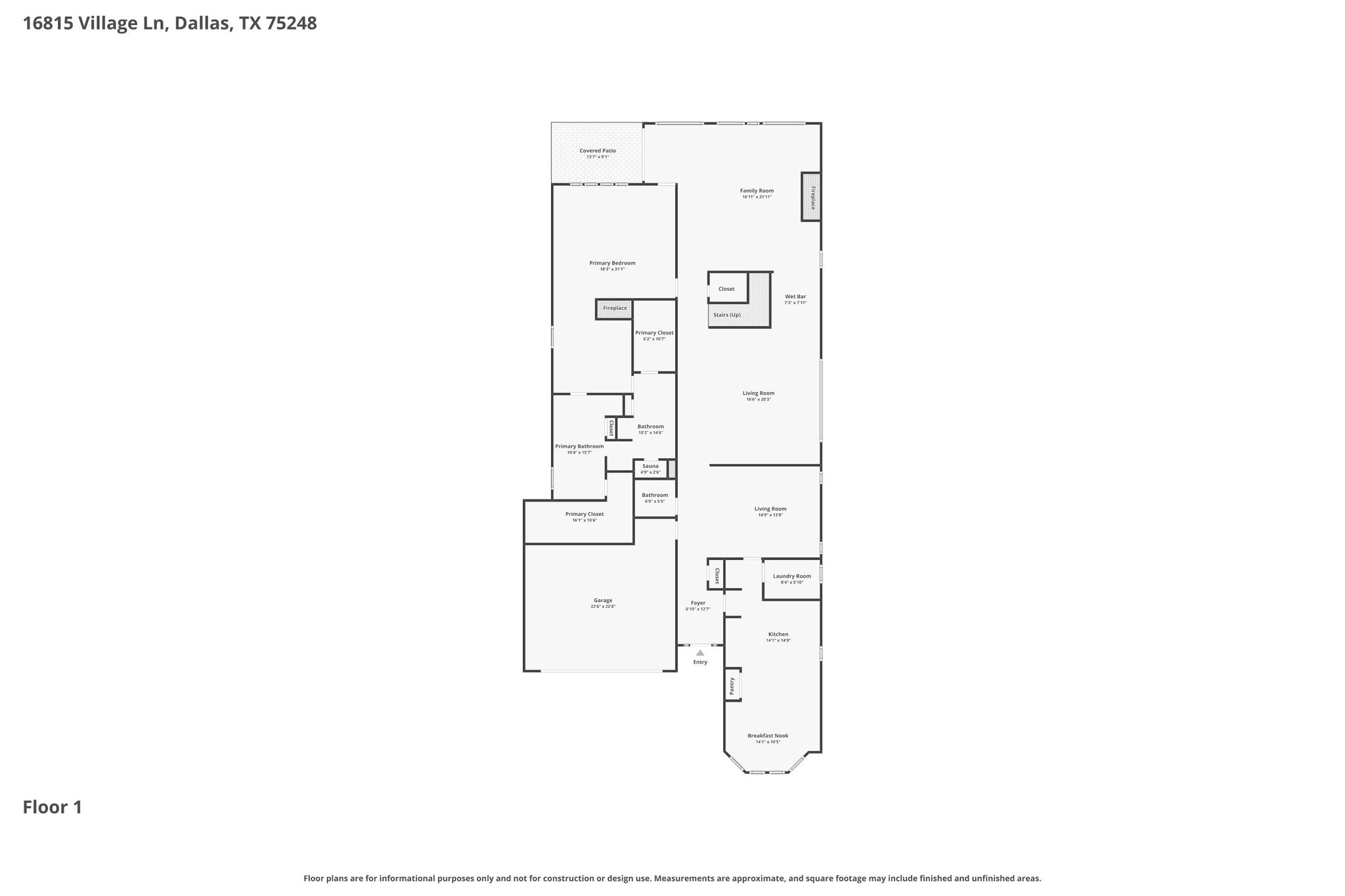 16815 Village Lane Dallas TX 75248