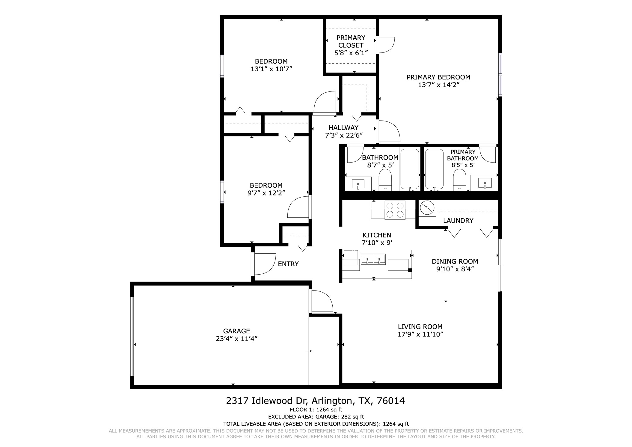2317 Idlewood Drive Arlington TX 76014