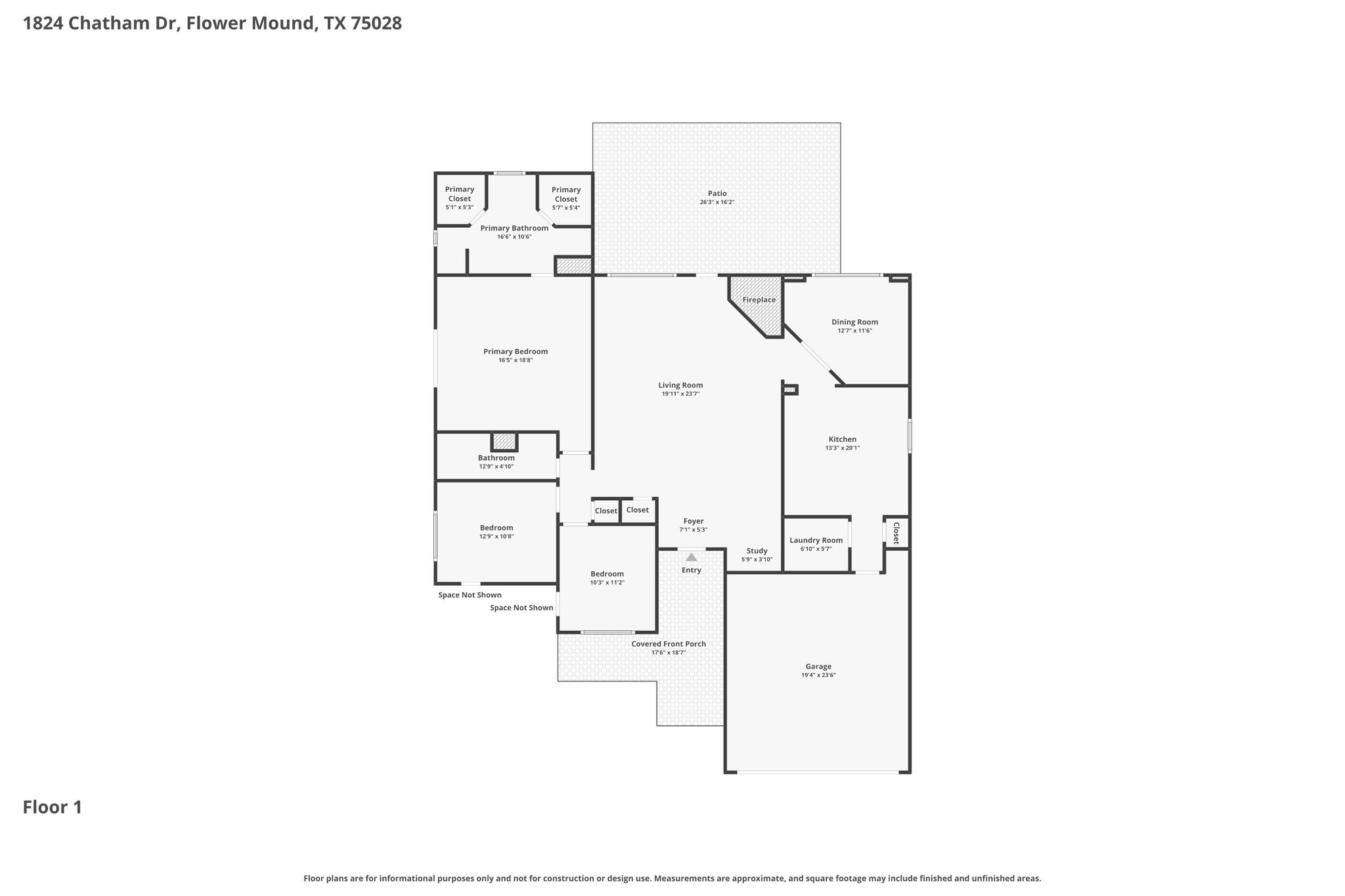 1824 Chatham Drive Flower Mound TX 75028