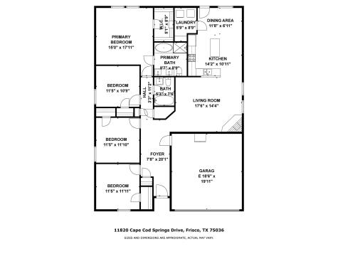11816 Cape Cod Springs Drive Frisco TX 75036