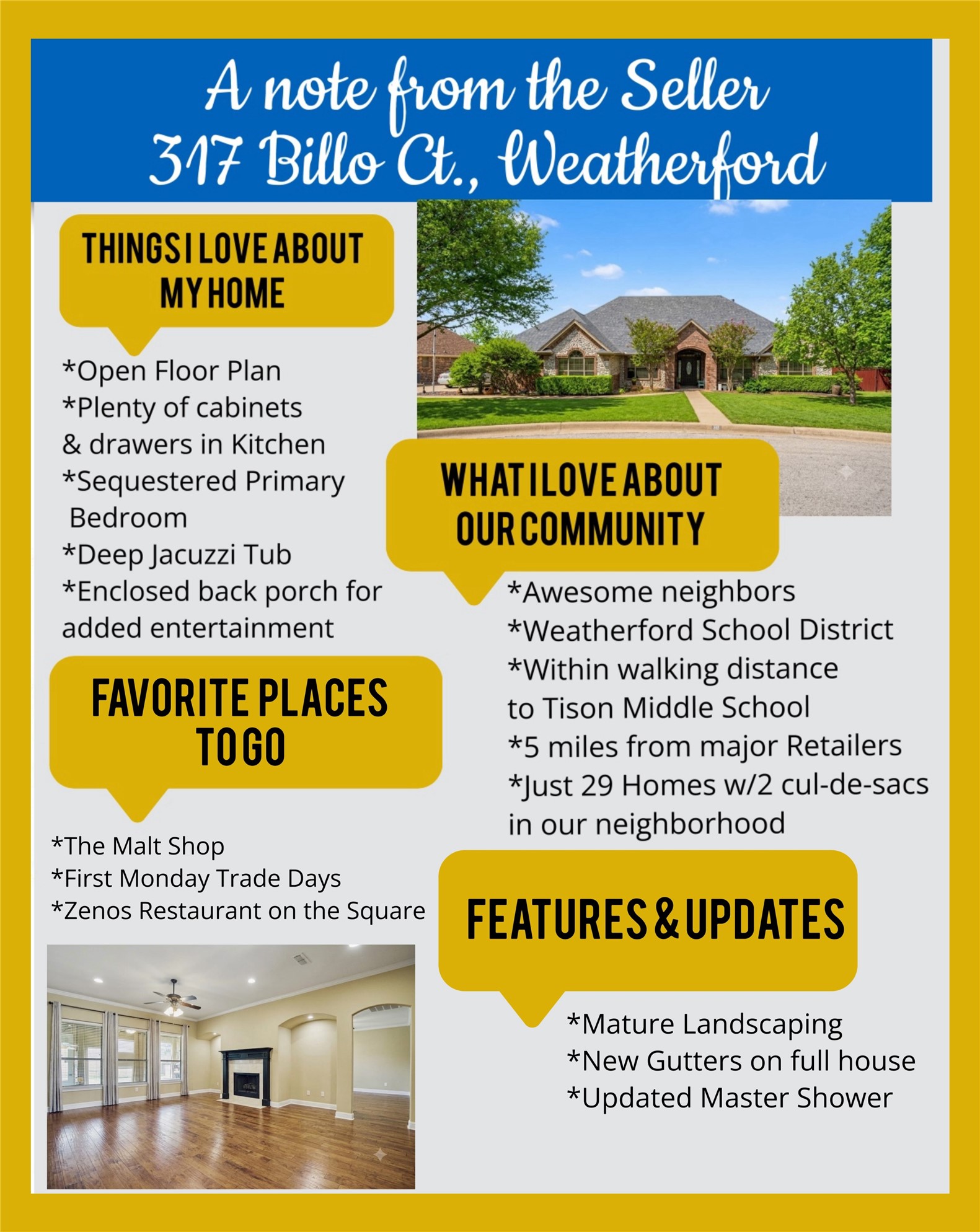 317 Billo Court Weatherford TX 76087