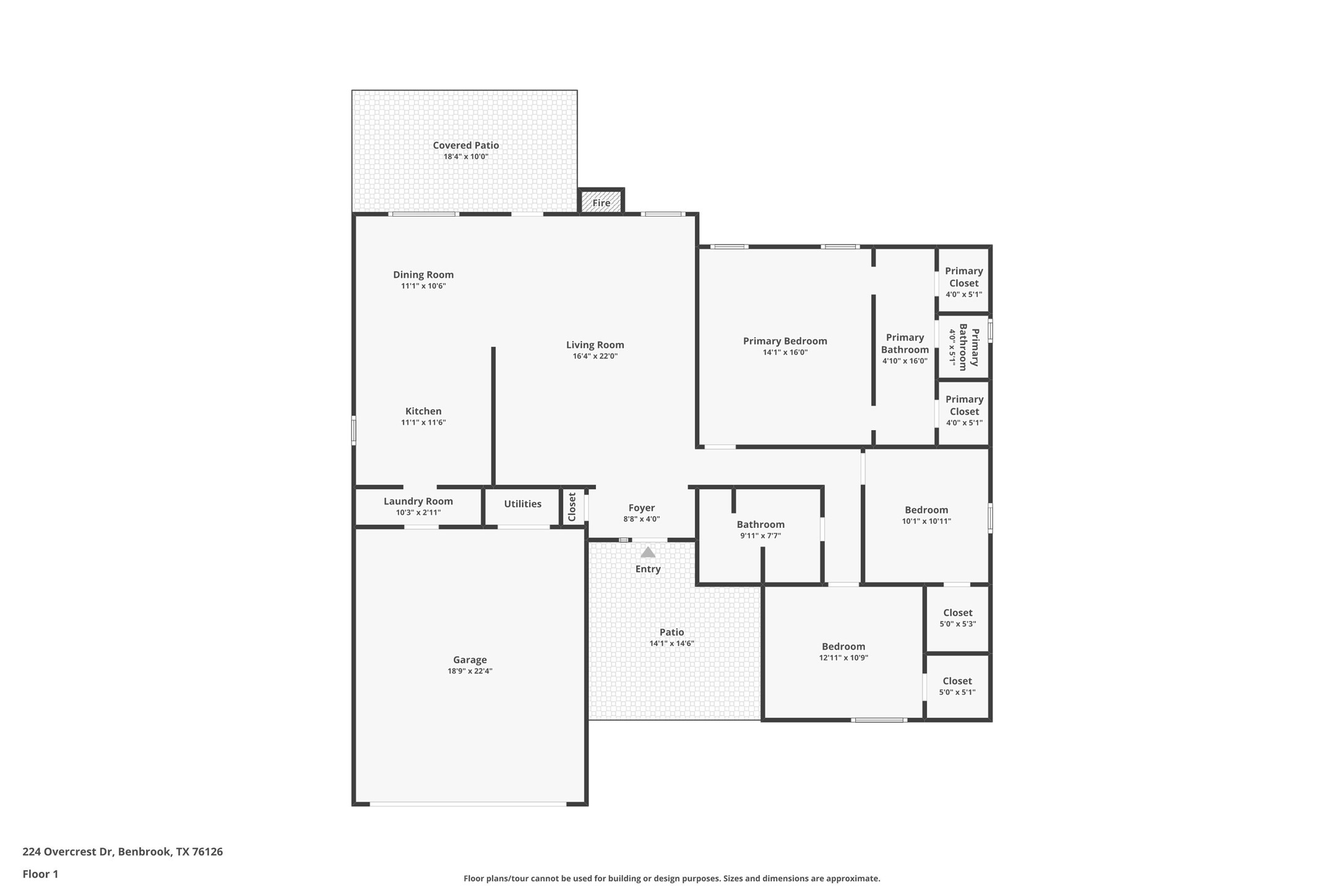 224 Overcrest Drive Benbrook TX 76126