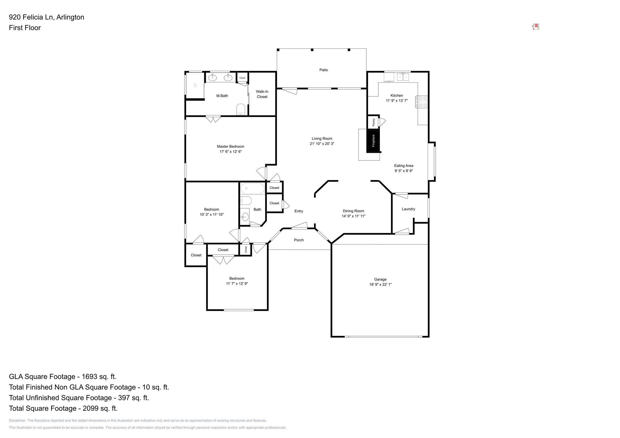 920 Felicia Lane Arlington TX 76017