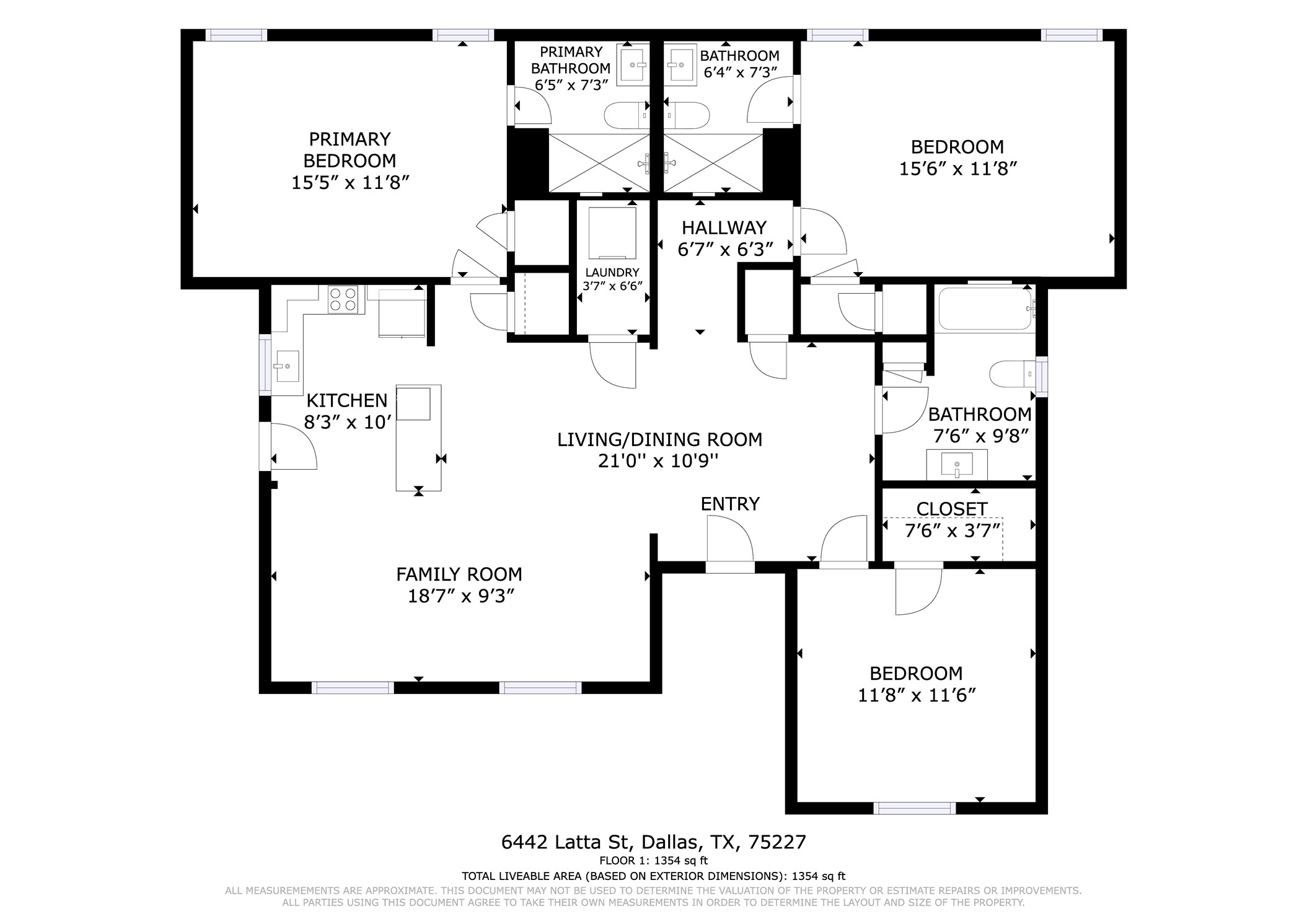 6442 Latta Street Dallas TX 75227