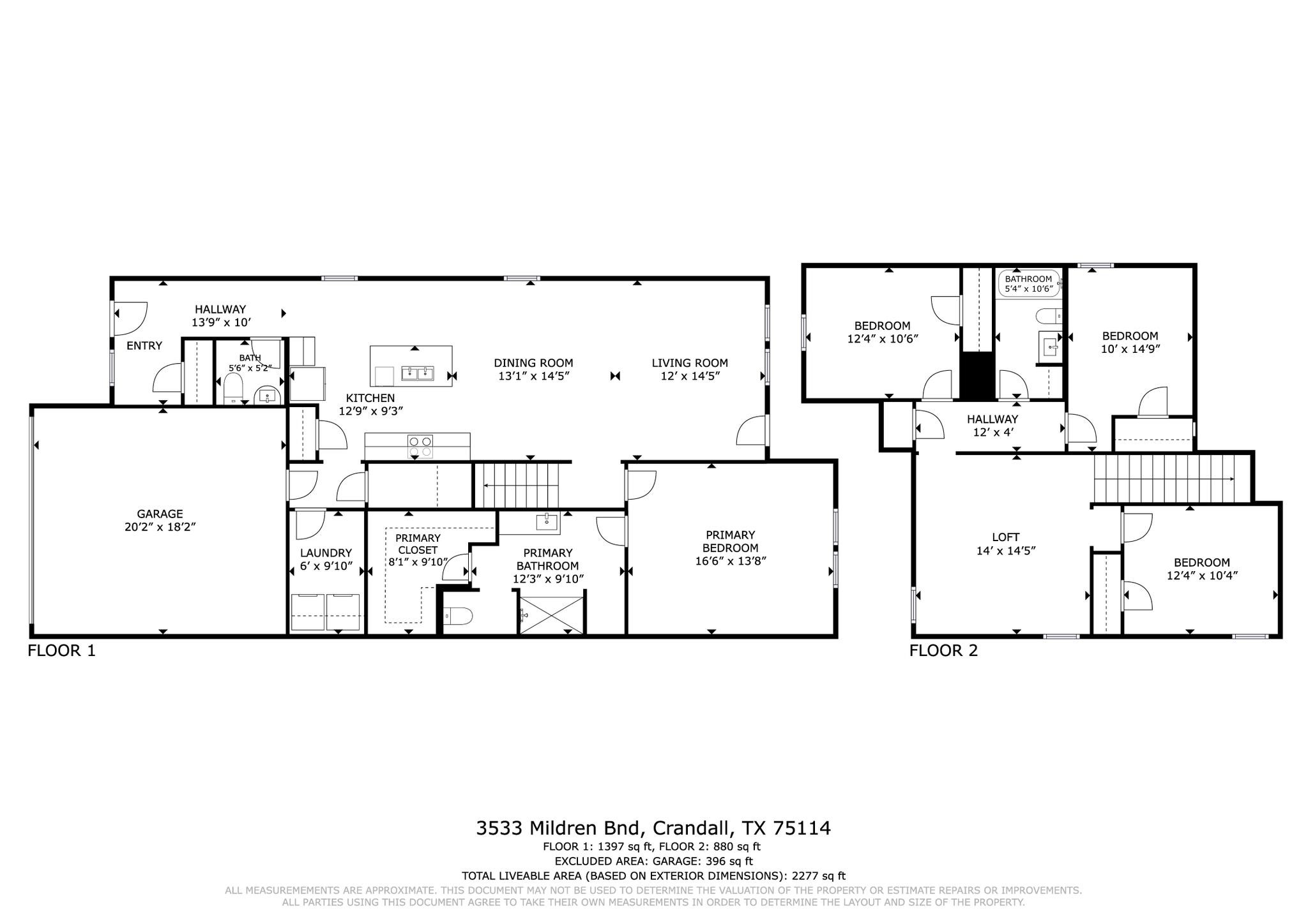 3533 Mildren Bend Crandall TX 75114