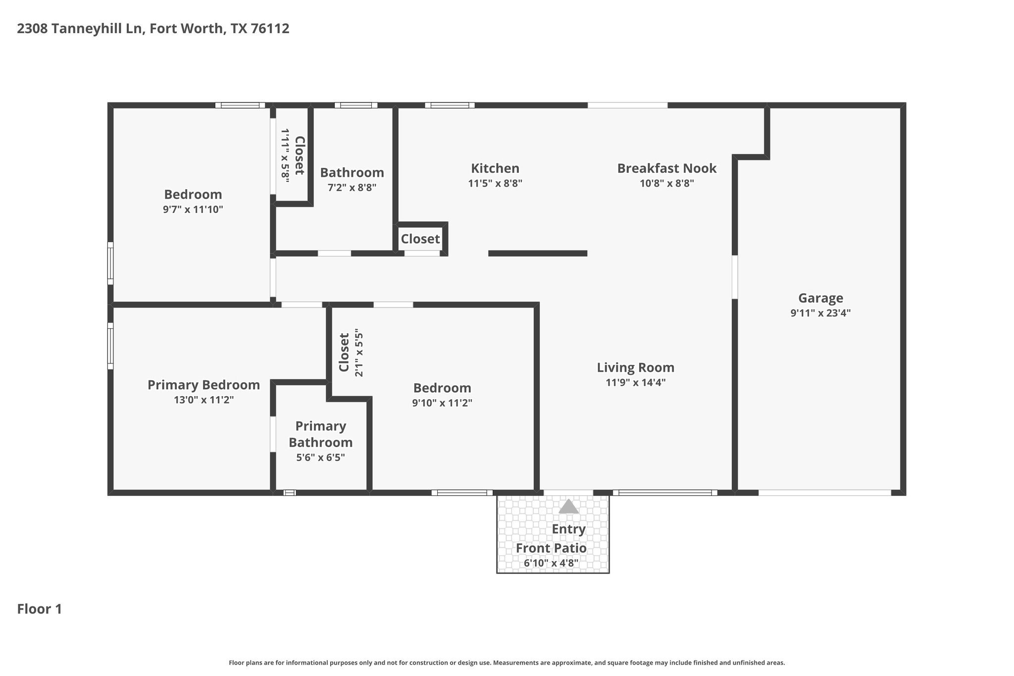 2308 Tanneyhill Lane Fort Worth TX 76112