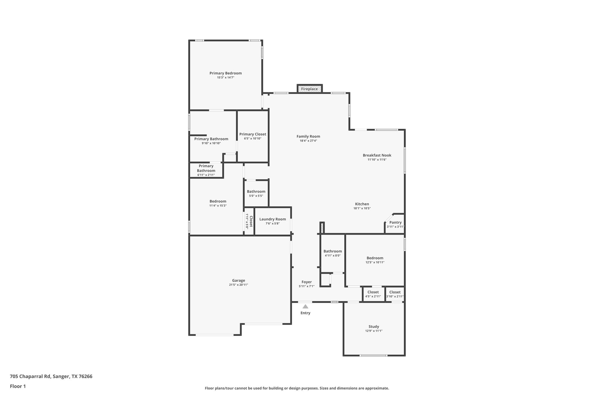 705 Chaparral Road Sanger TX 76266
