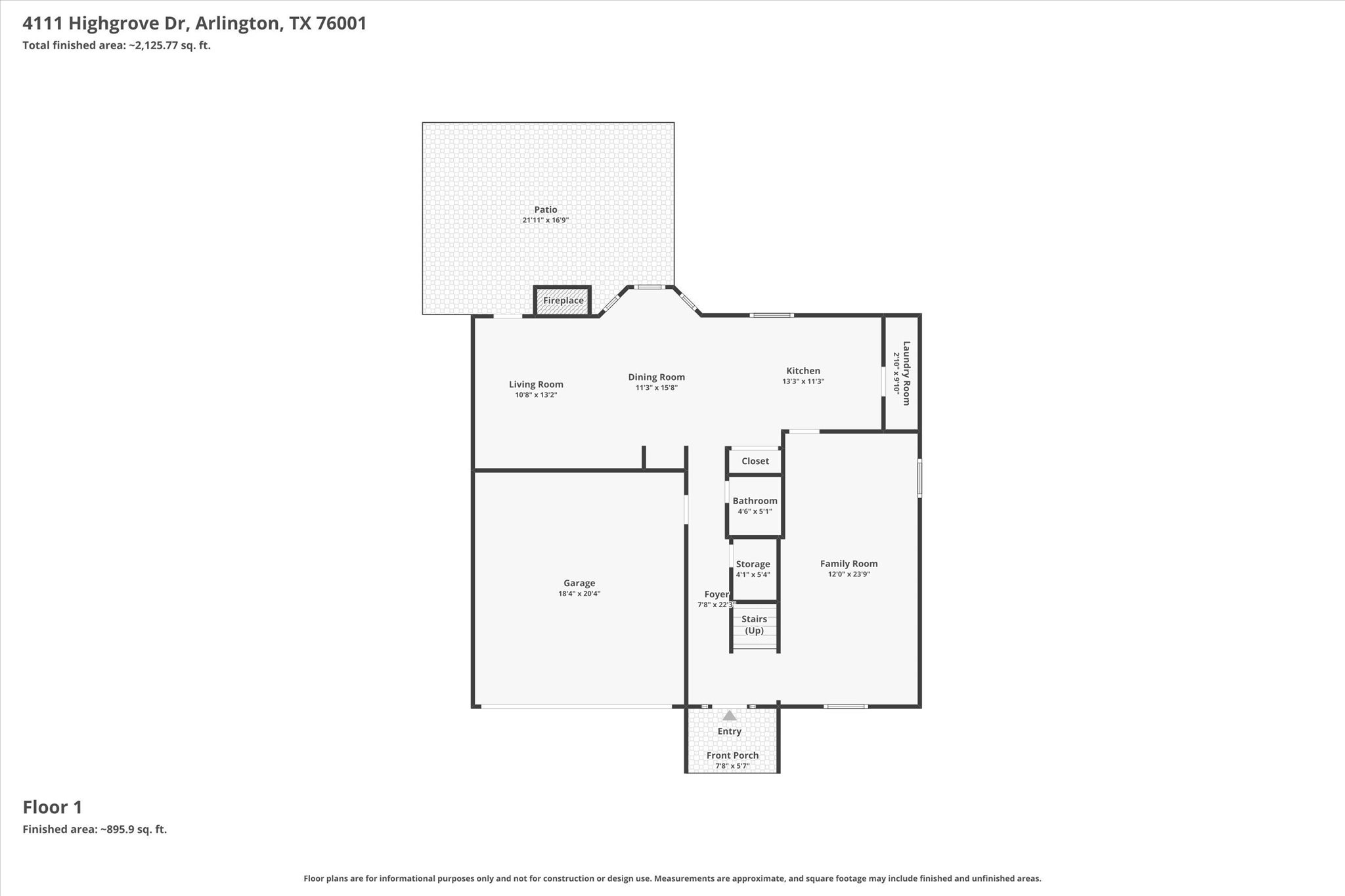 4111 Highgrove Drive Arlington TX 76001