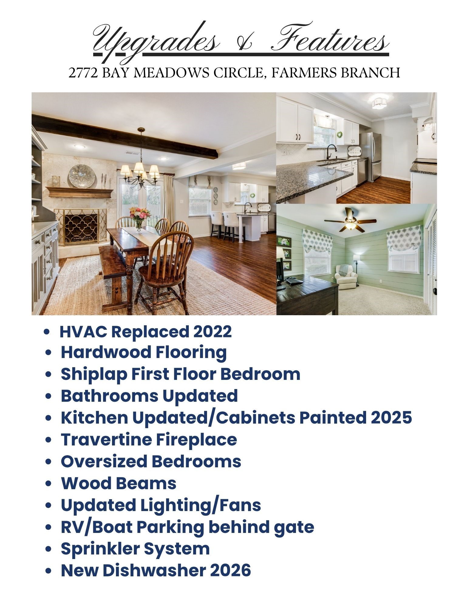 2772 Bay Meadows Circle Farmers Branch TX 75234