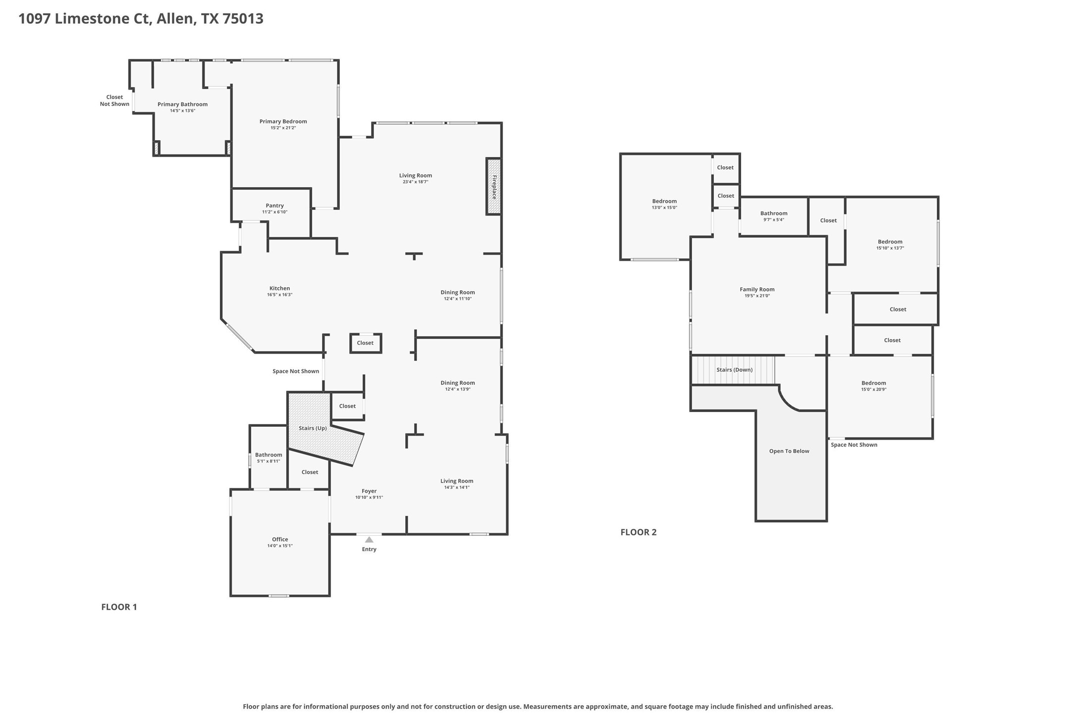 1097 Limestone Court Allen TX 75013