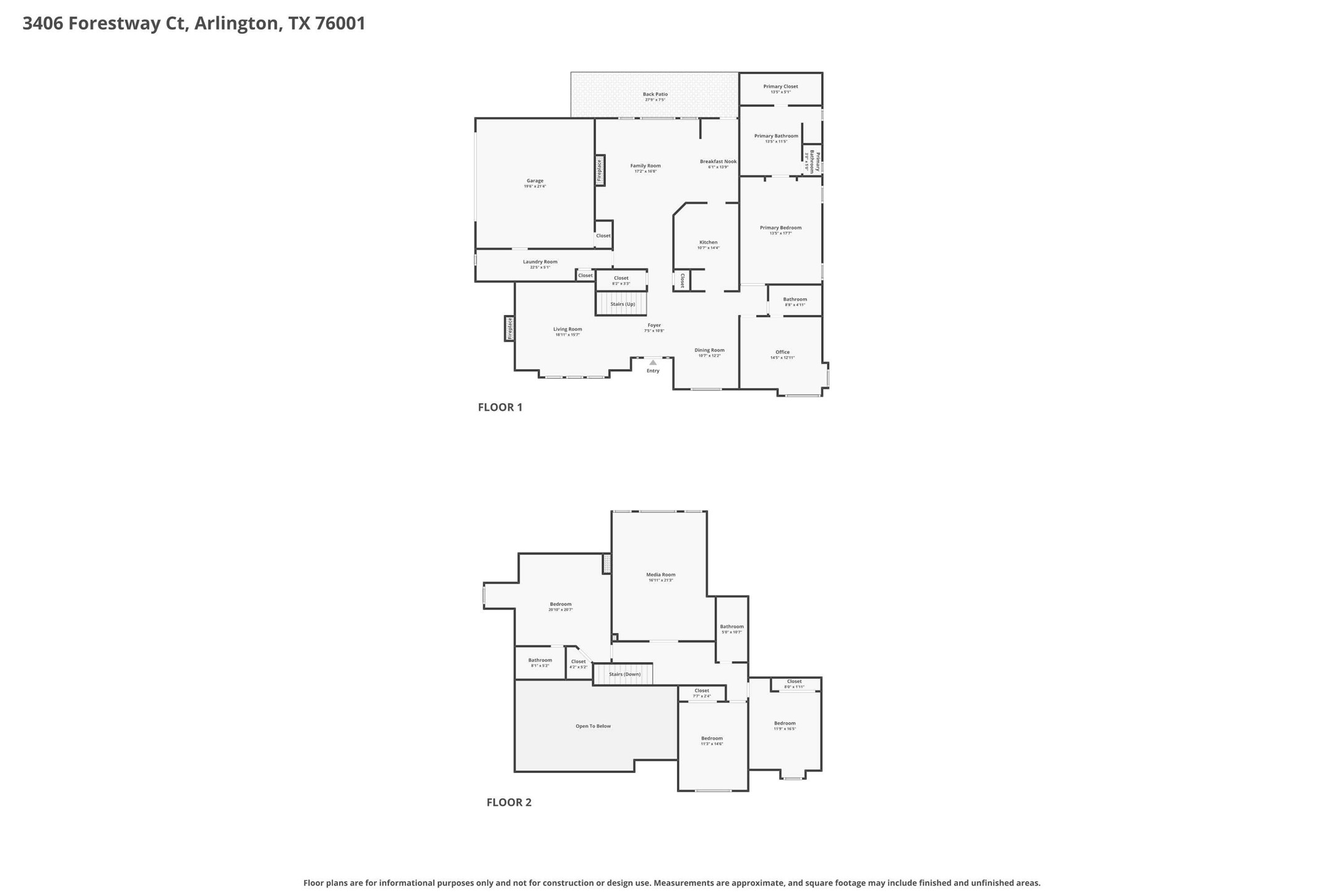 3406 Forestway Court Arlington TX 76001