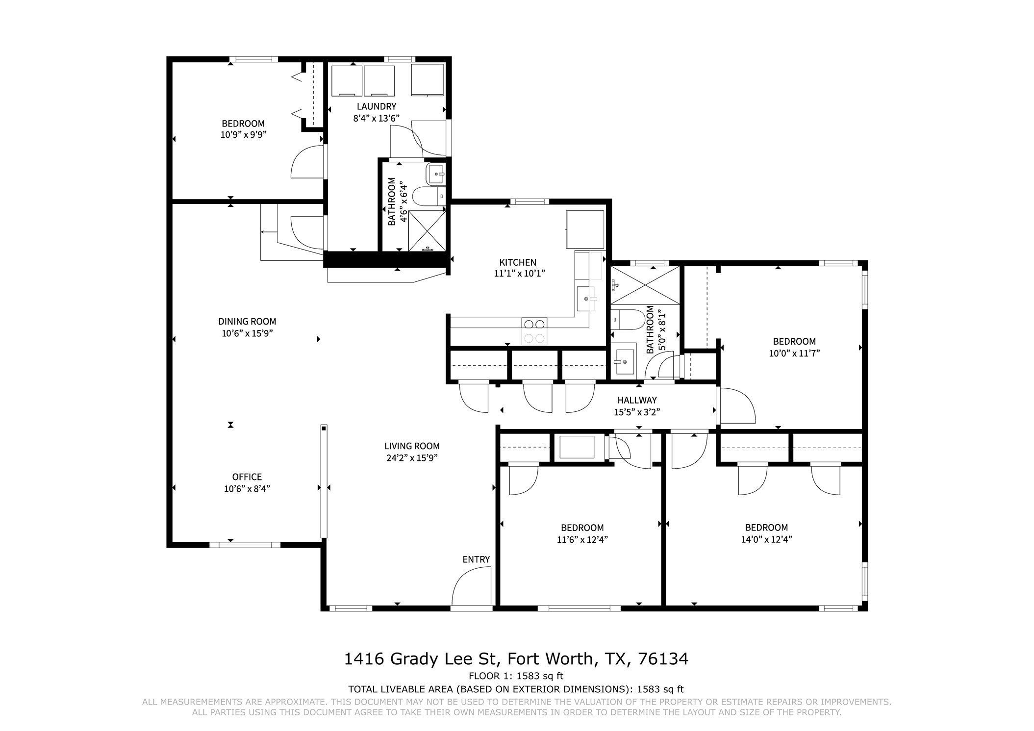 1416 Grady Lee Street Fort Worth TX 76134