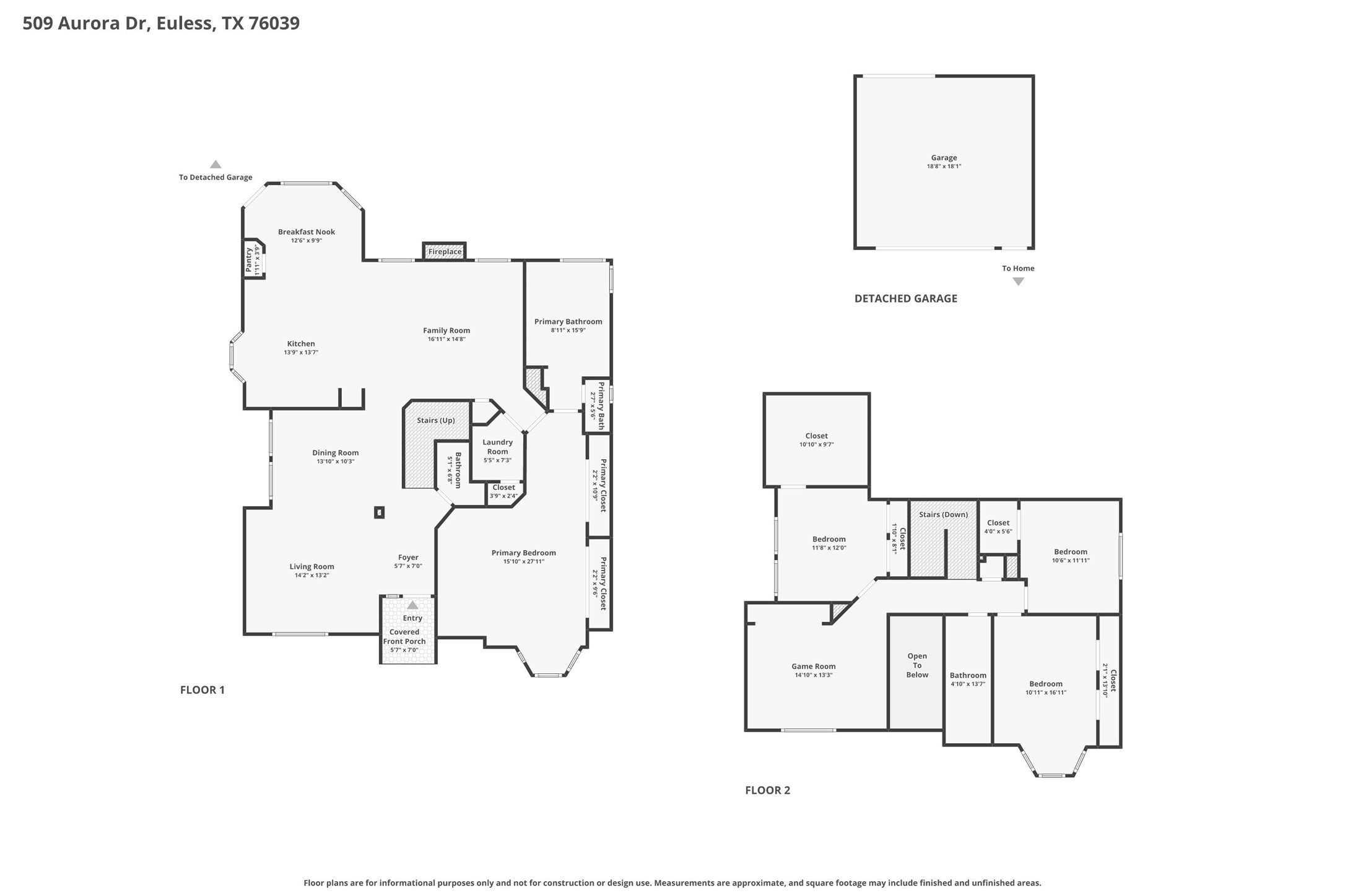 509 Aurora Drive Euless TX 76039