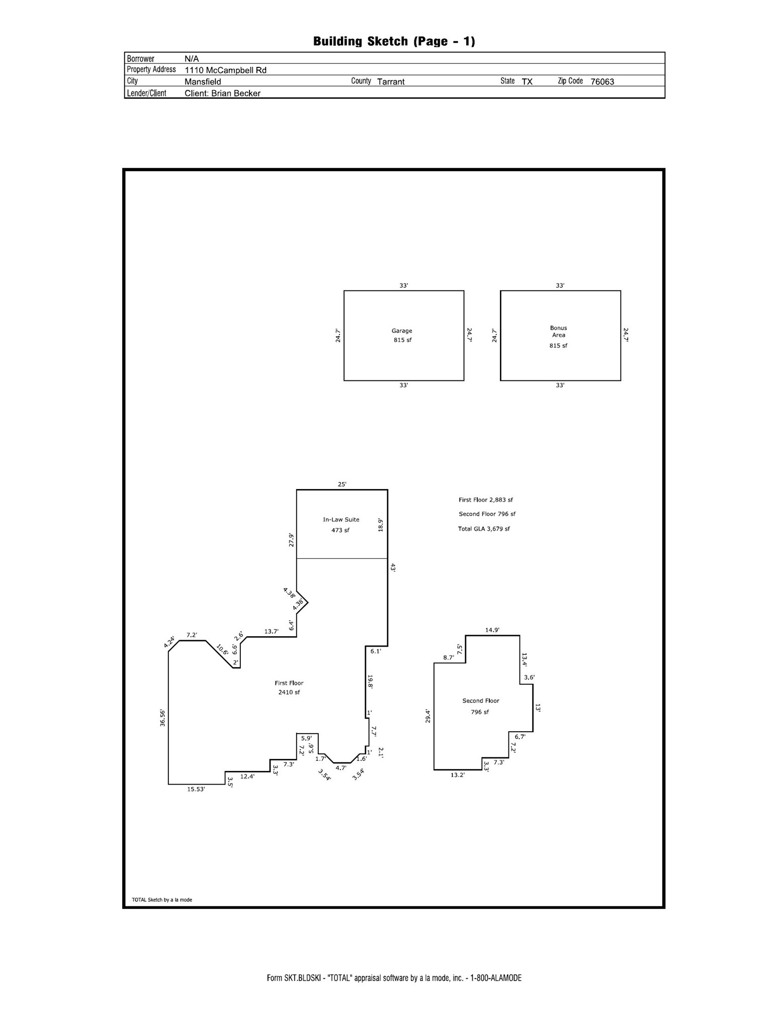 1110 Mccampbell Road Mansfield TX 76063