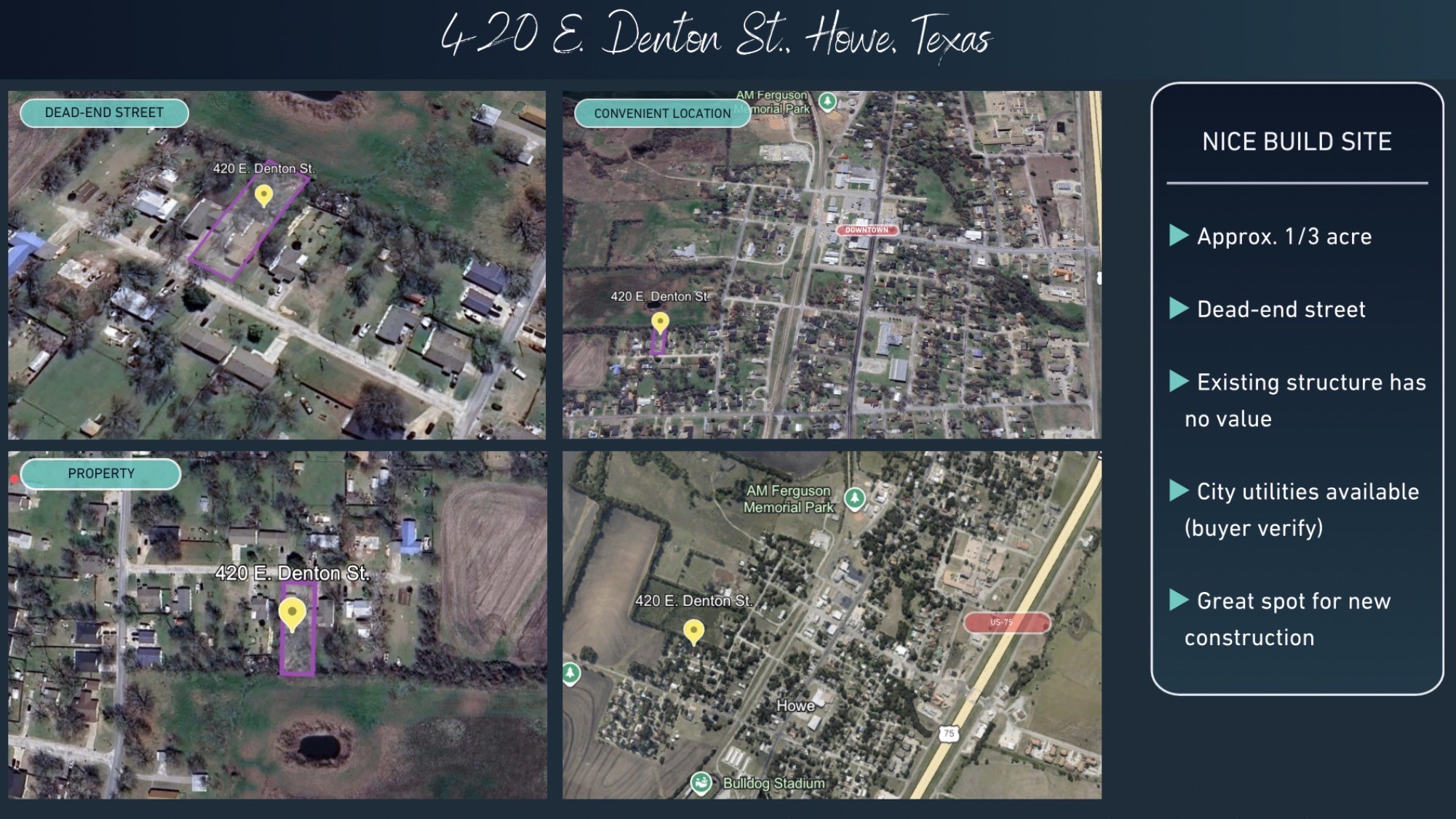 420 E Denton Street Howe TX 75459