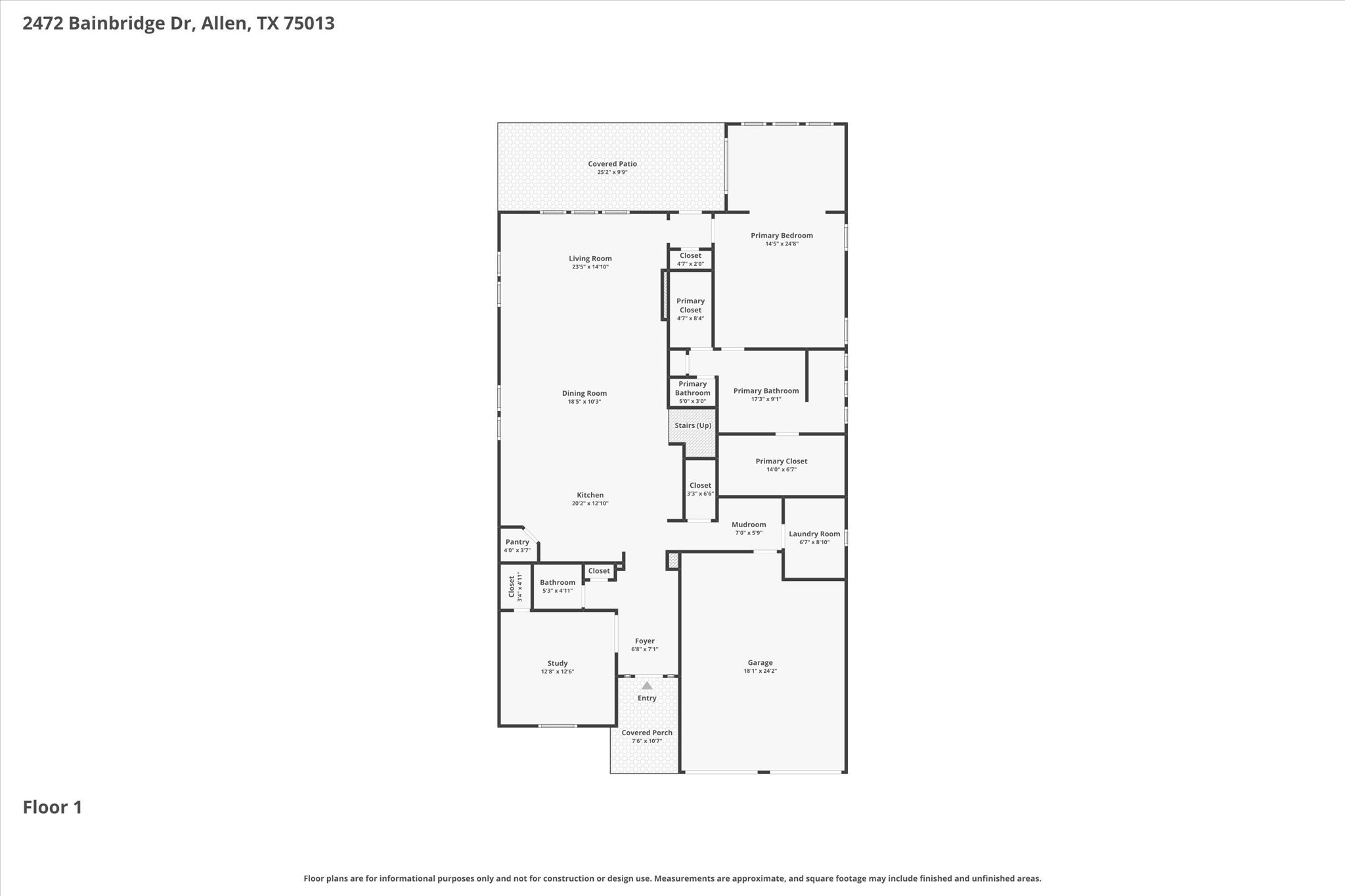 2472 Bainbridge Drive Allen TX 75013
