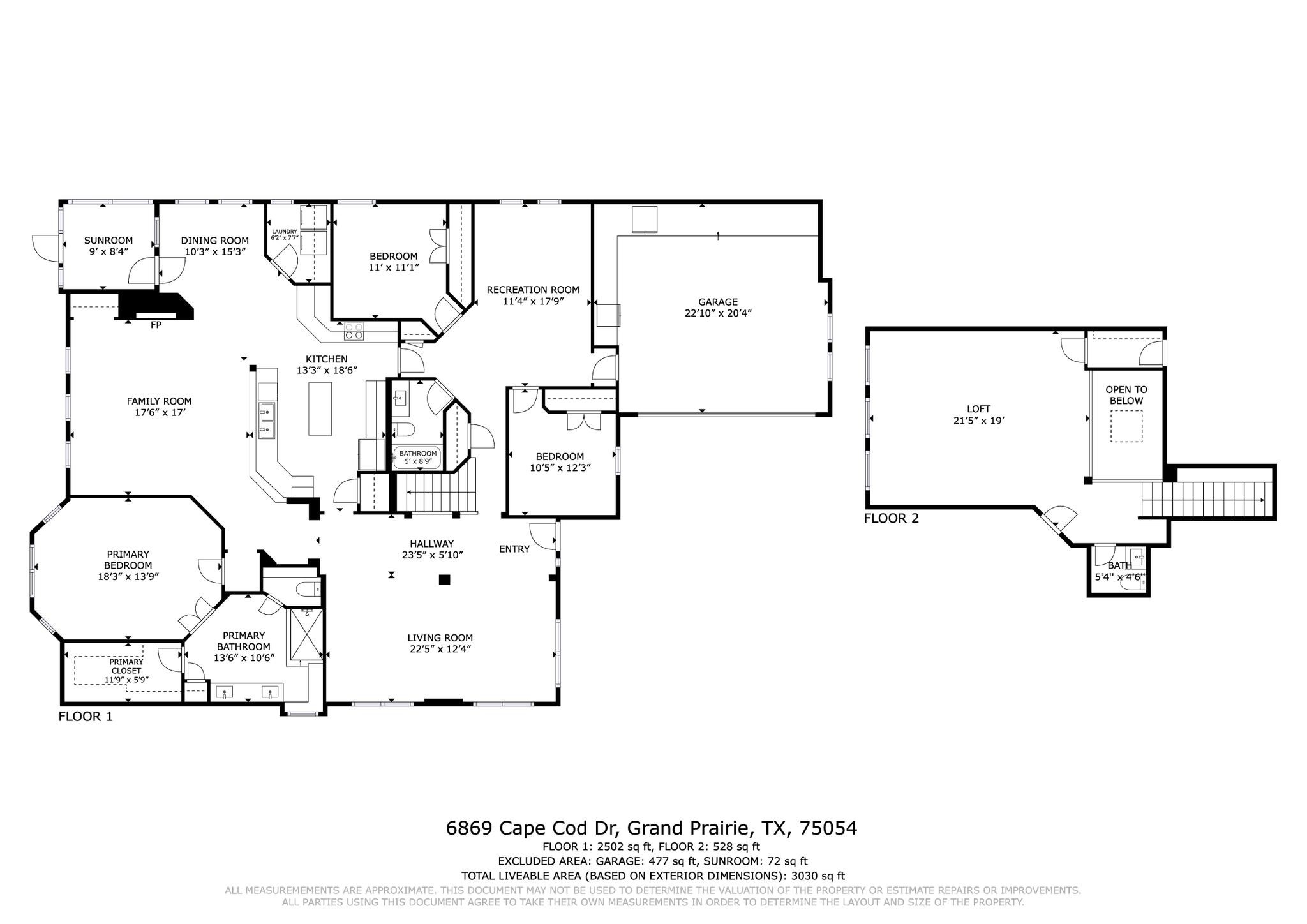 6869 Cape Cod Drive Grand Prairie TX 75054
