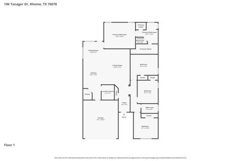 196 Tanager Drive Rhome TX 76078