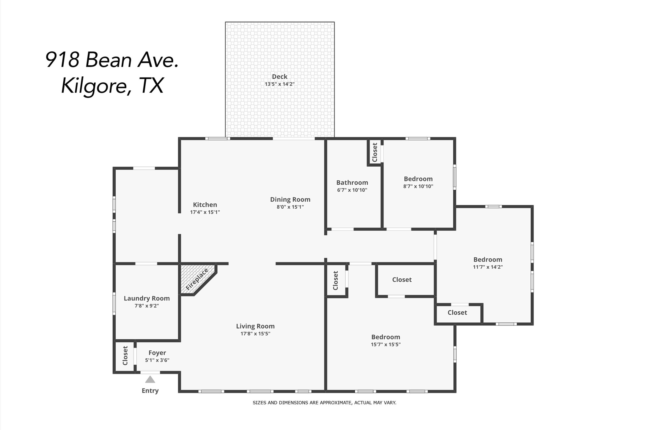 918 Bean Avenue Kilgore TX 75662