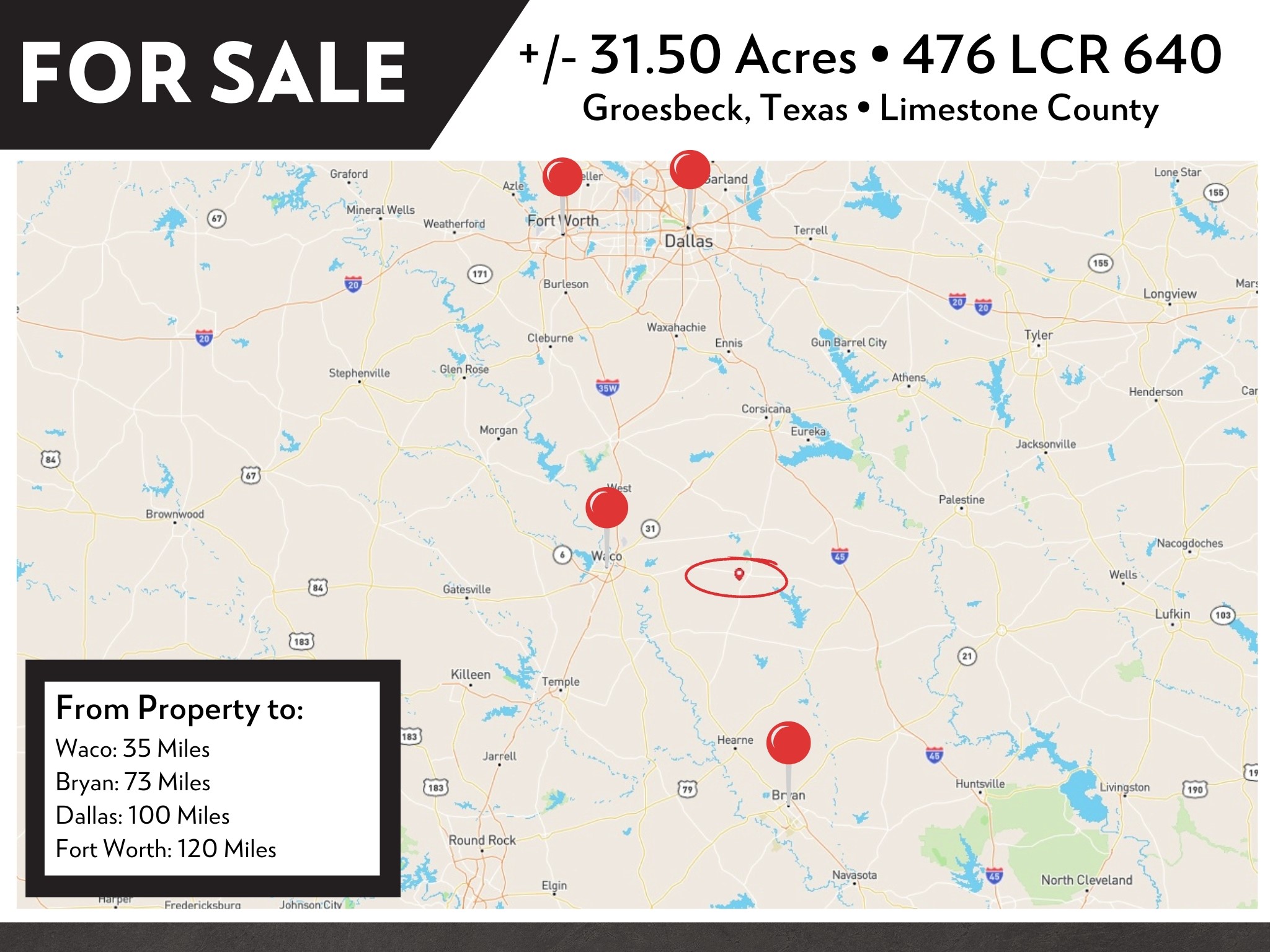 476 Lcr 640 Groesbeck TX 76642
