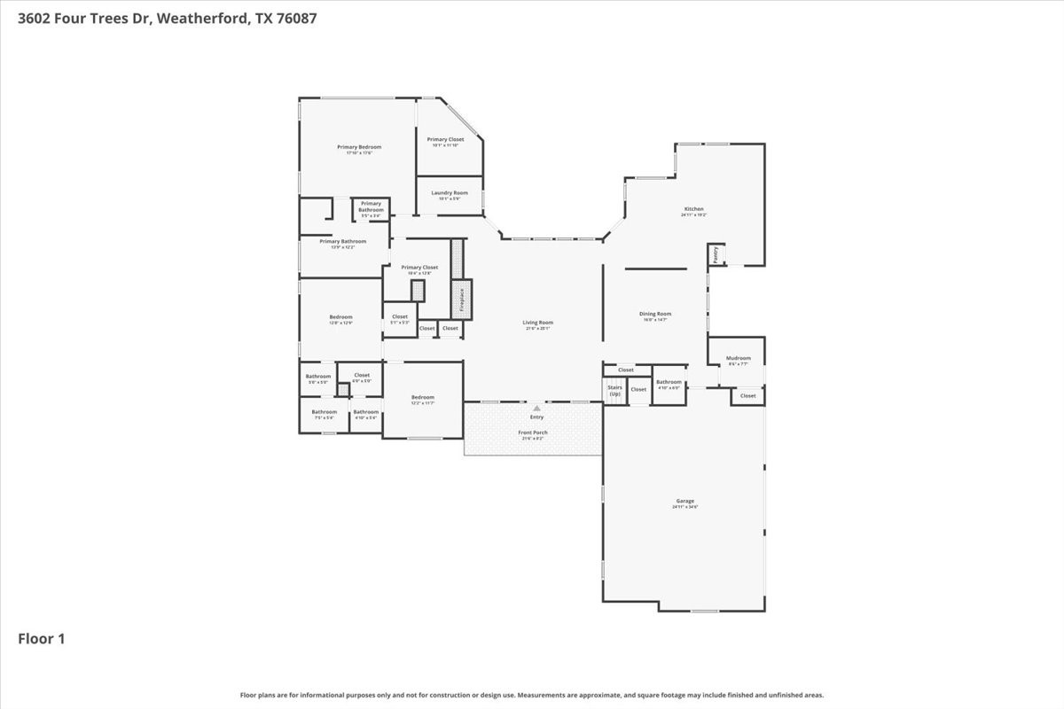 3602 Four Trees Drive Weatherford TX 76087