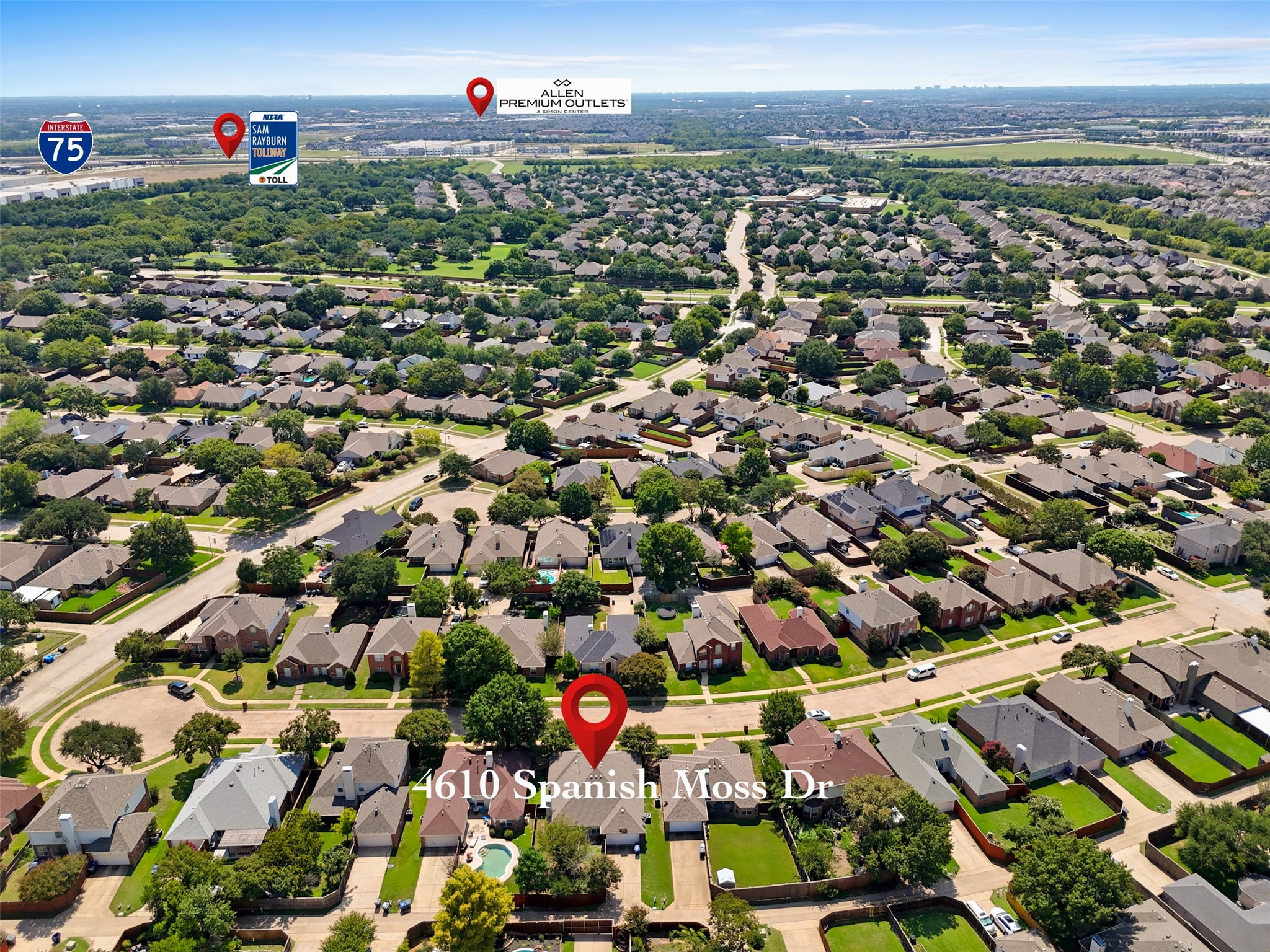 4610 Spanishmoss Drive Mckinney TX 75070
