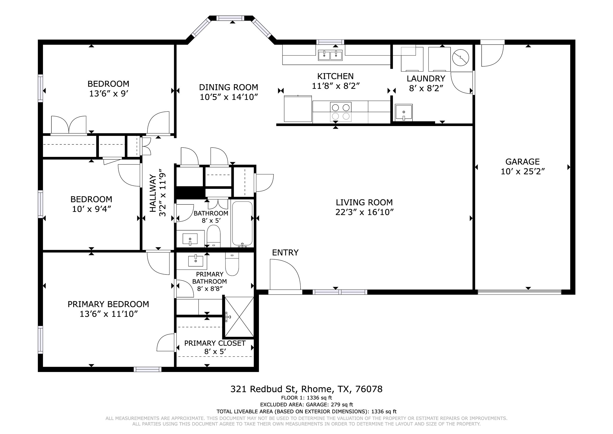 321 Redbud Street Rhome TX 76078