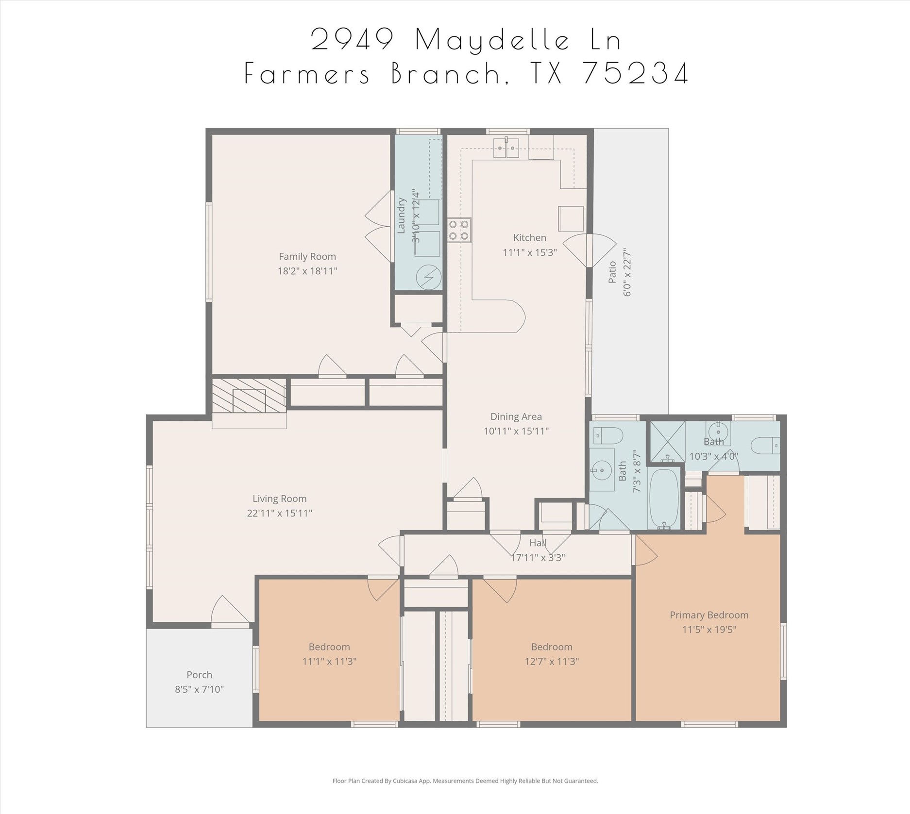 2949 Maydelle Lane Farmers Branch TX 75234