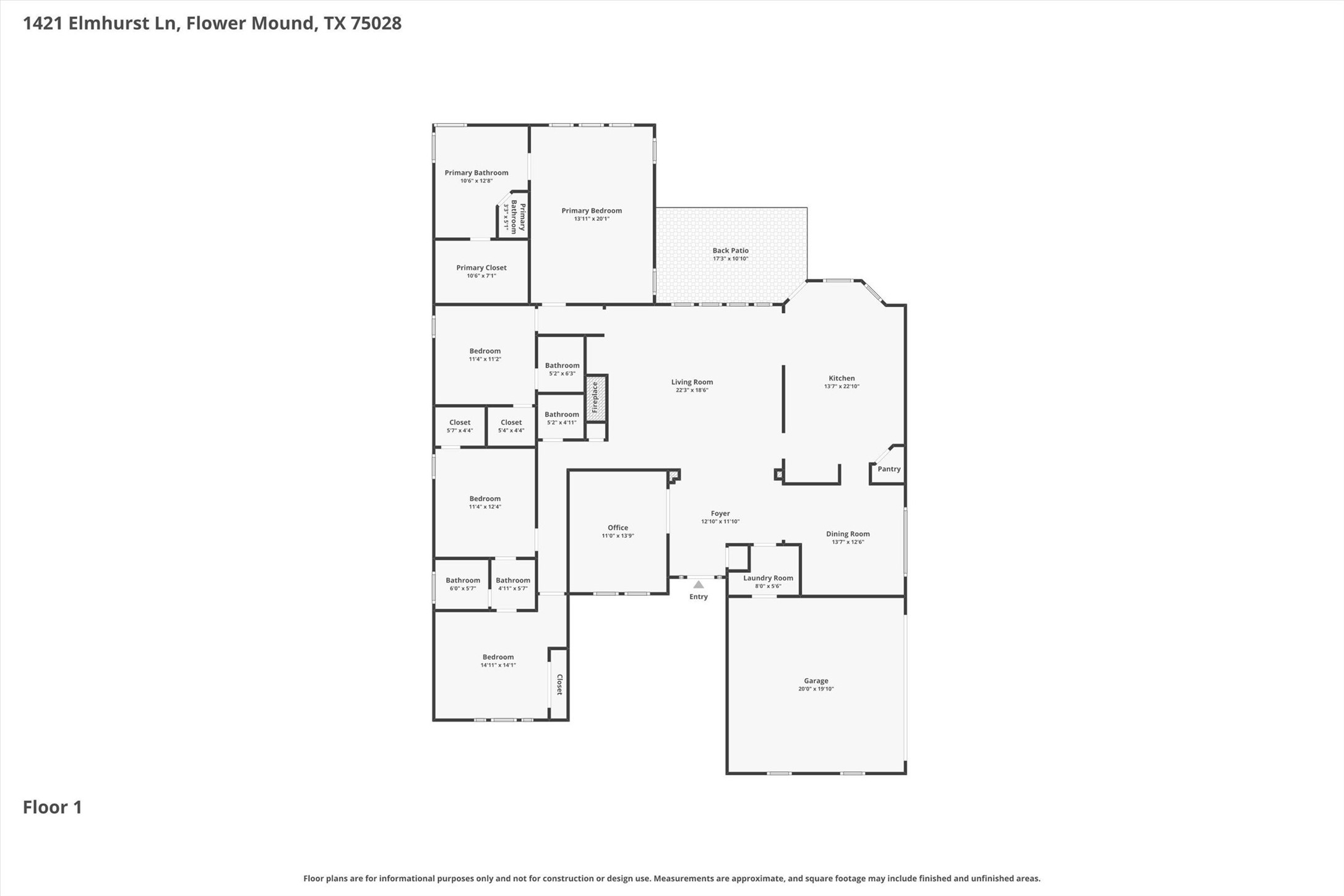 1421 Elmhurst Lane Flower Mound TX 75028