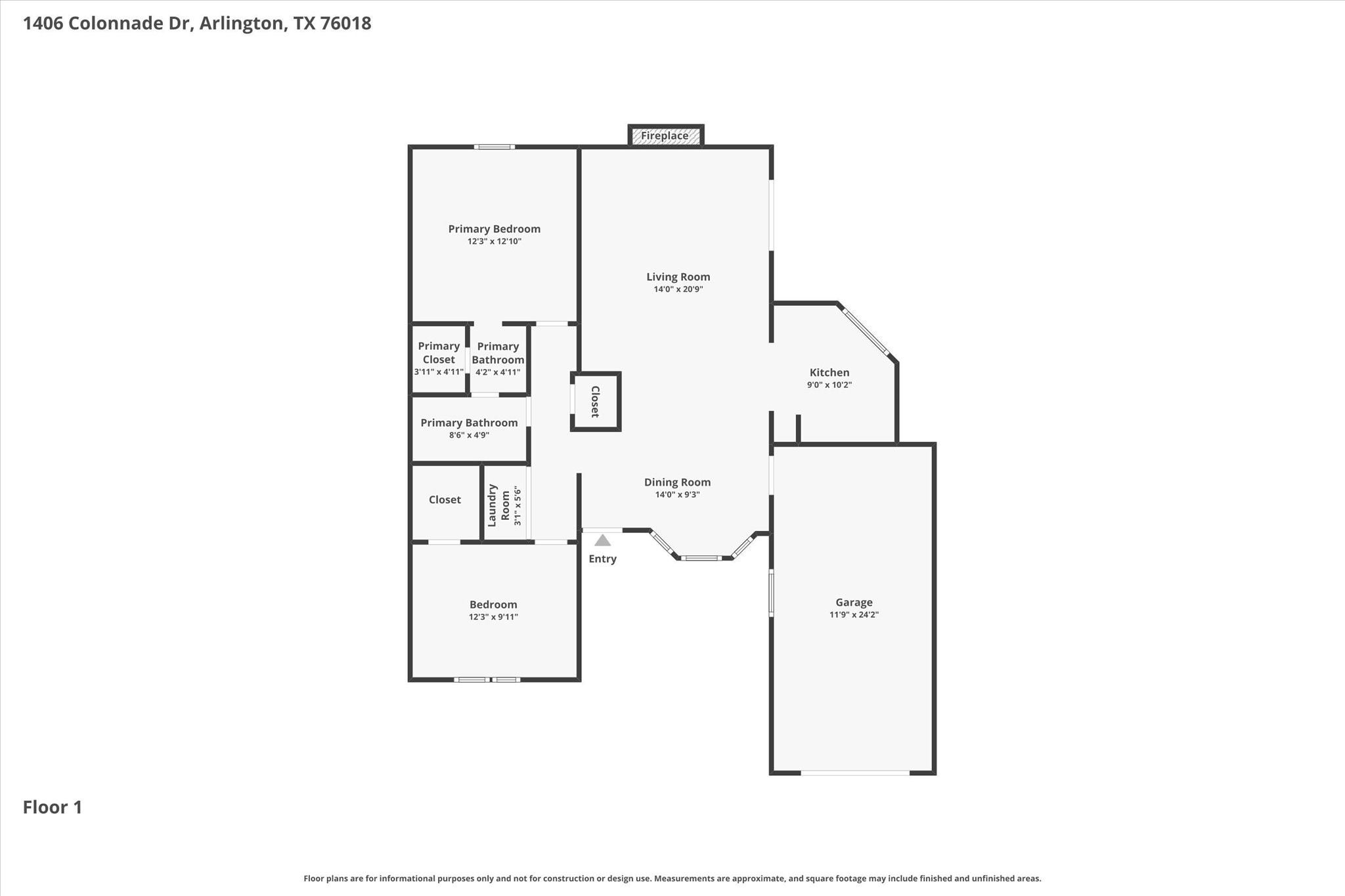 1406 Colonnade Drive Arlington TX 76018