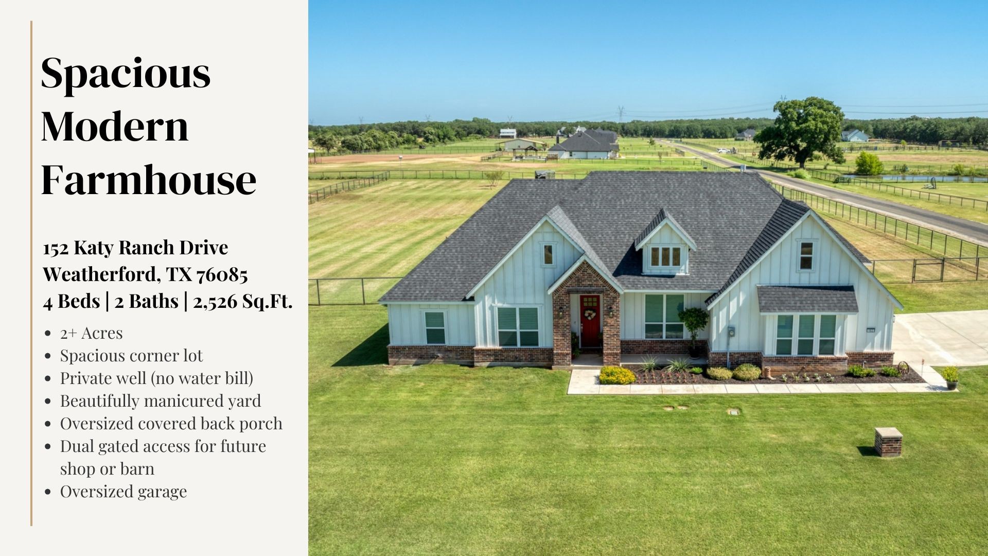 152 Katy Ranch Drive Weatherford TX 76085
