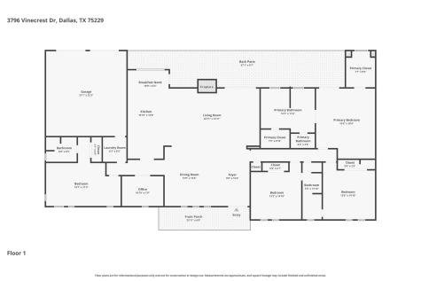 3796 Vinecrest Drive Dallas TX 75229