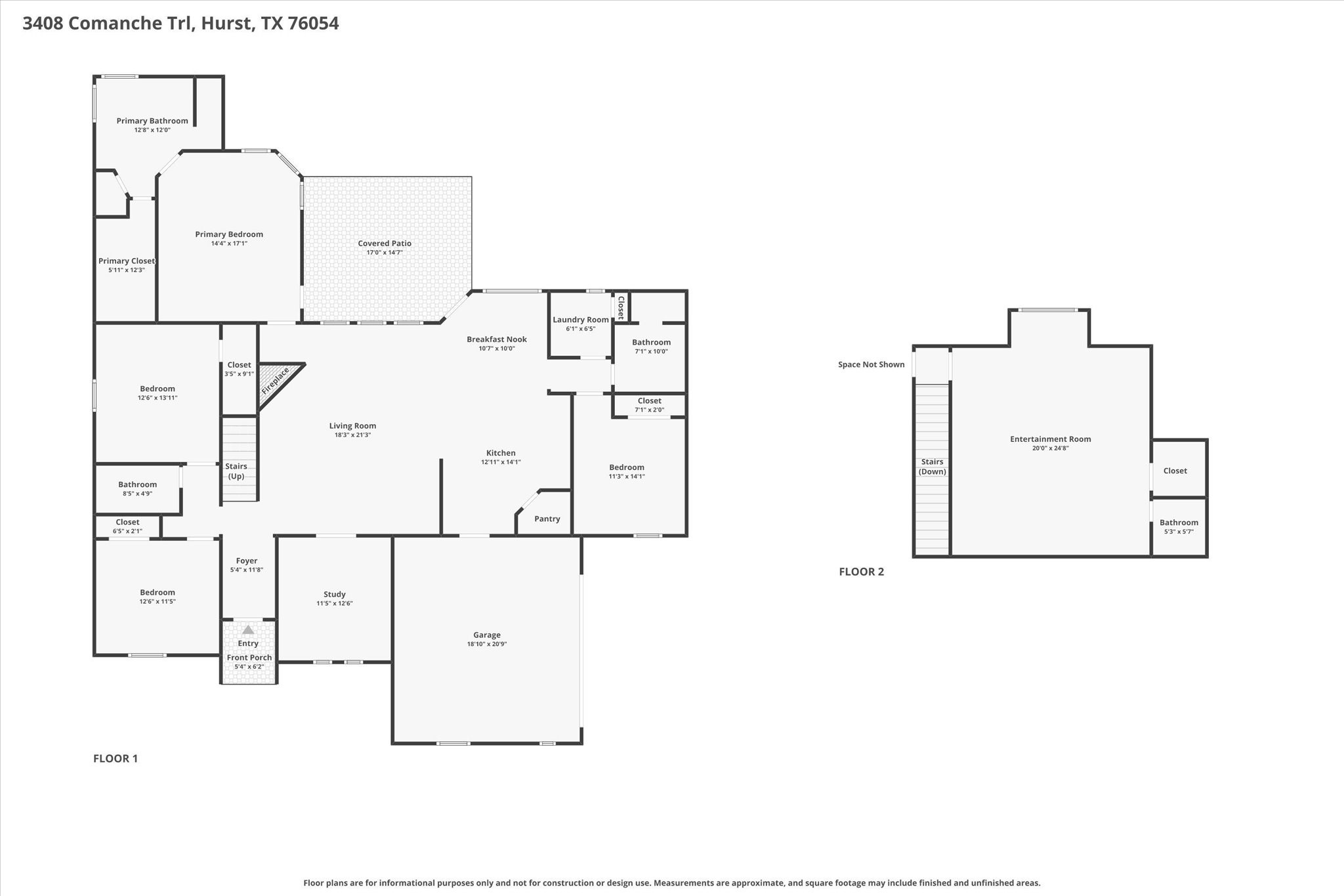 3408 Comanche Trail Hurst TX 76054