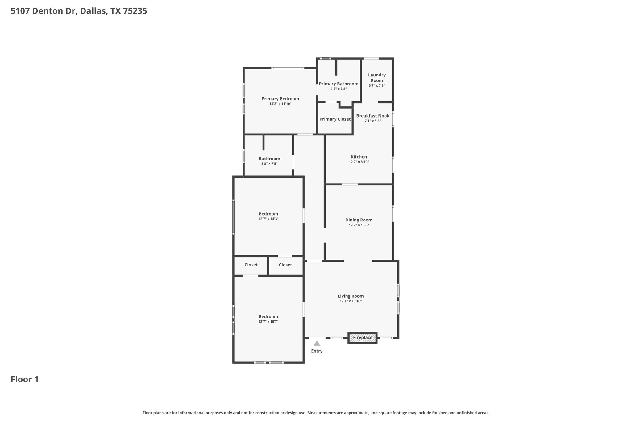 5107 Denton Drive Dallas TX 75235