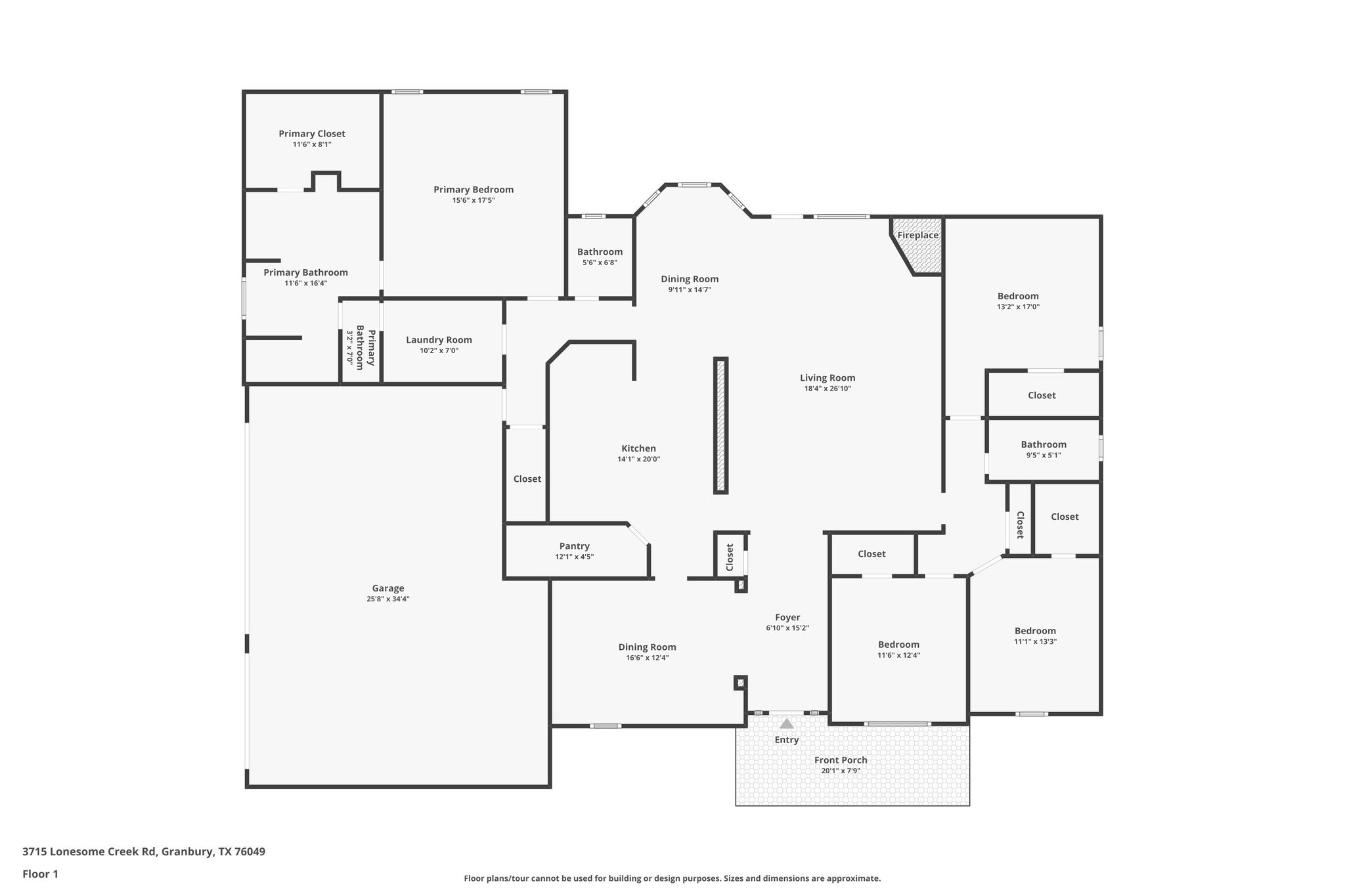 3715 Lonesome Creek Road Granbury TX 76049