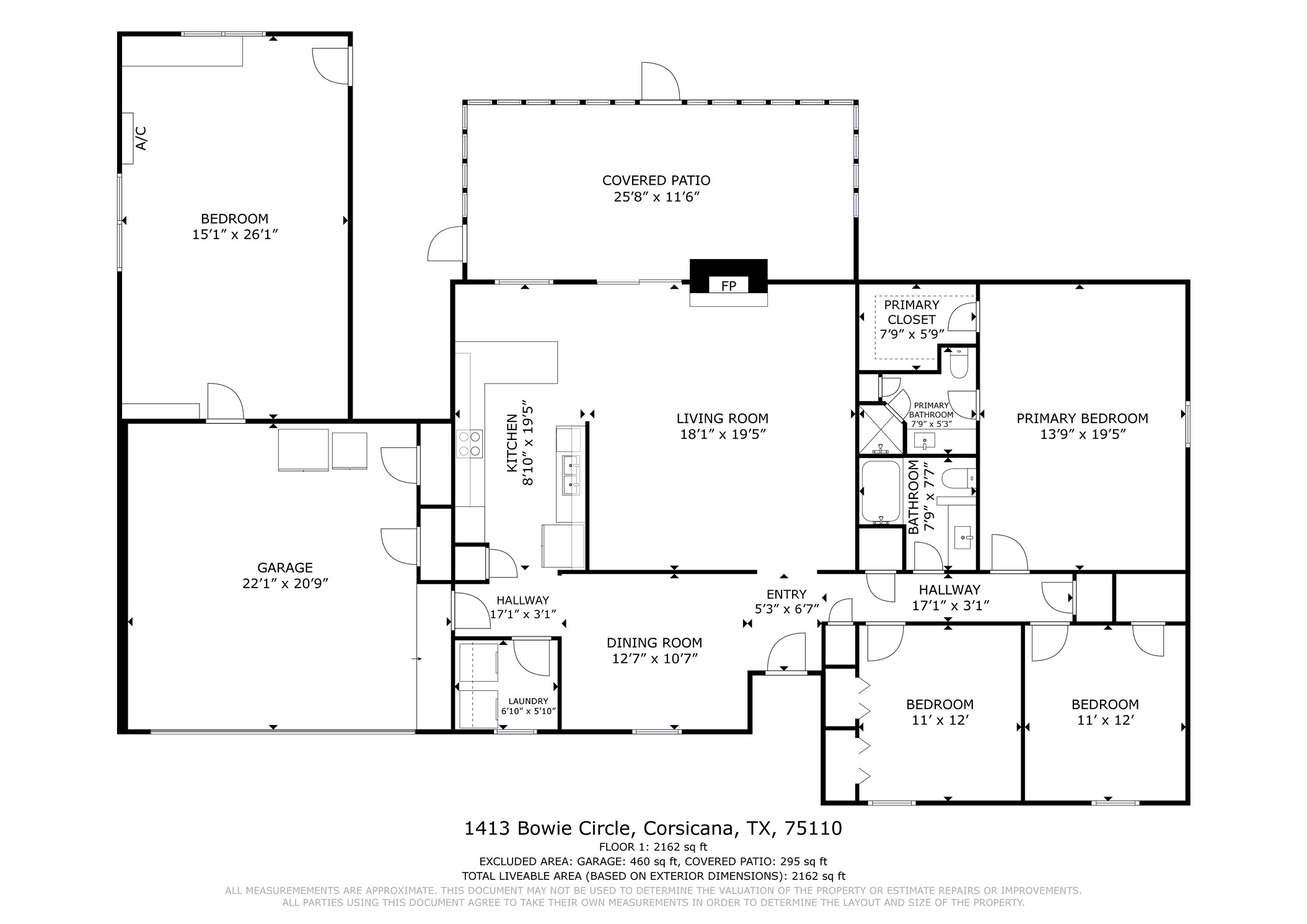 1413 Bowie Corsicana TX 75110