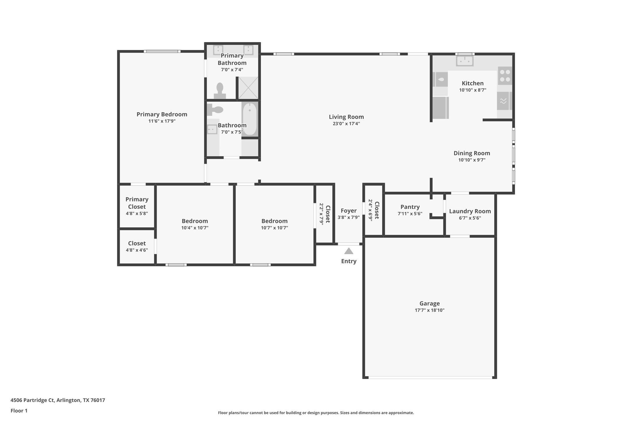 4506 Partridge Court Arlington TX 76017