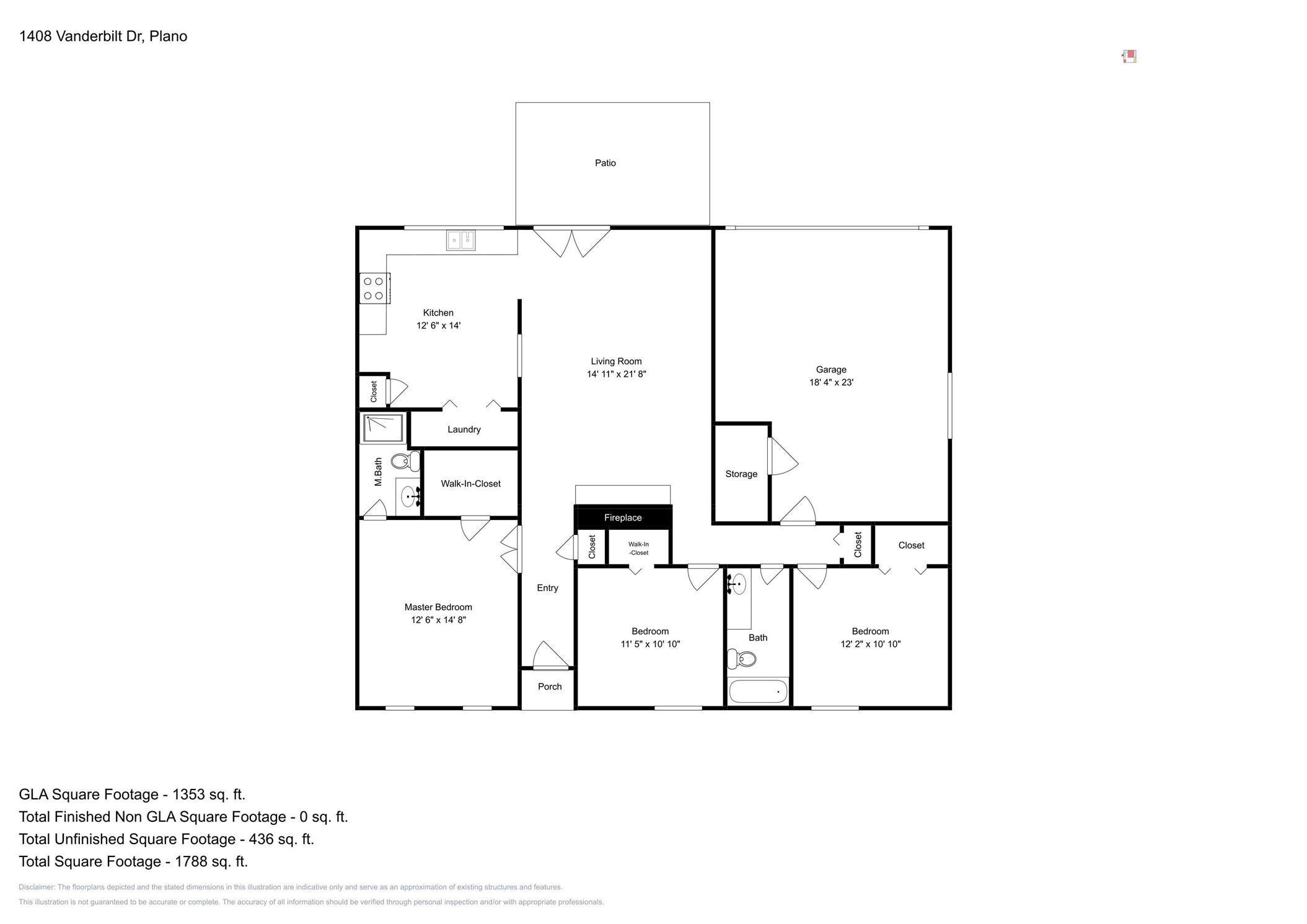 1408 Vanderbilt Drive Plano TX 75023