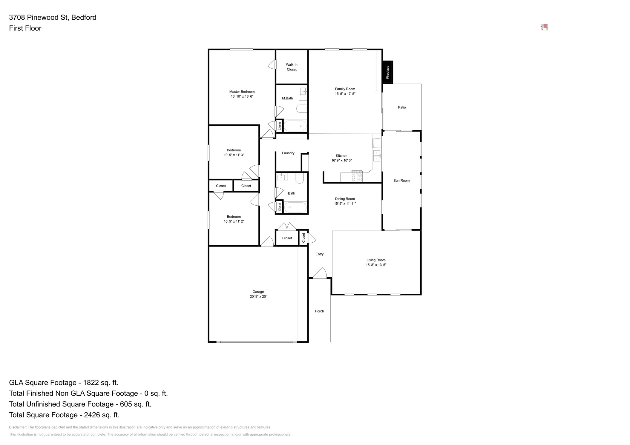3708 Pinewood Street Bedford TX 76021