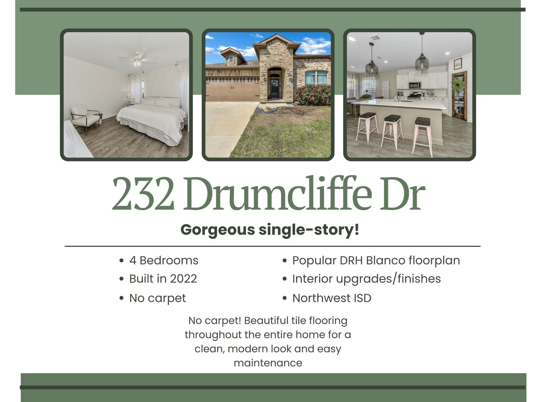 232 Drumcliffe Drive Fort Worth TX 76052