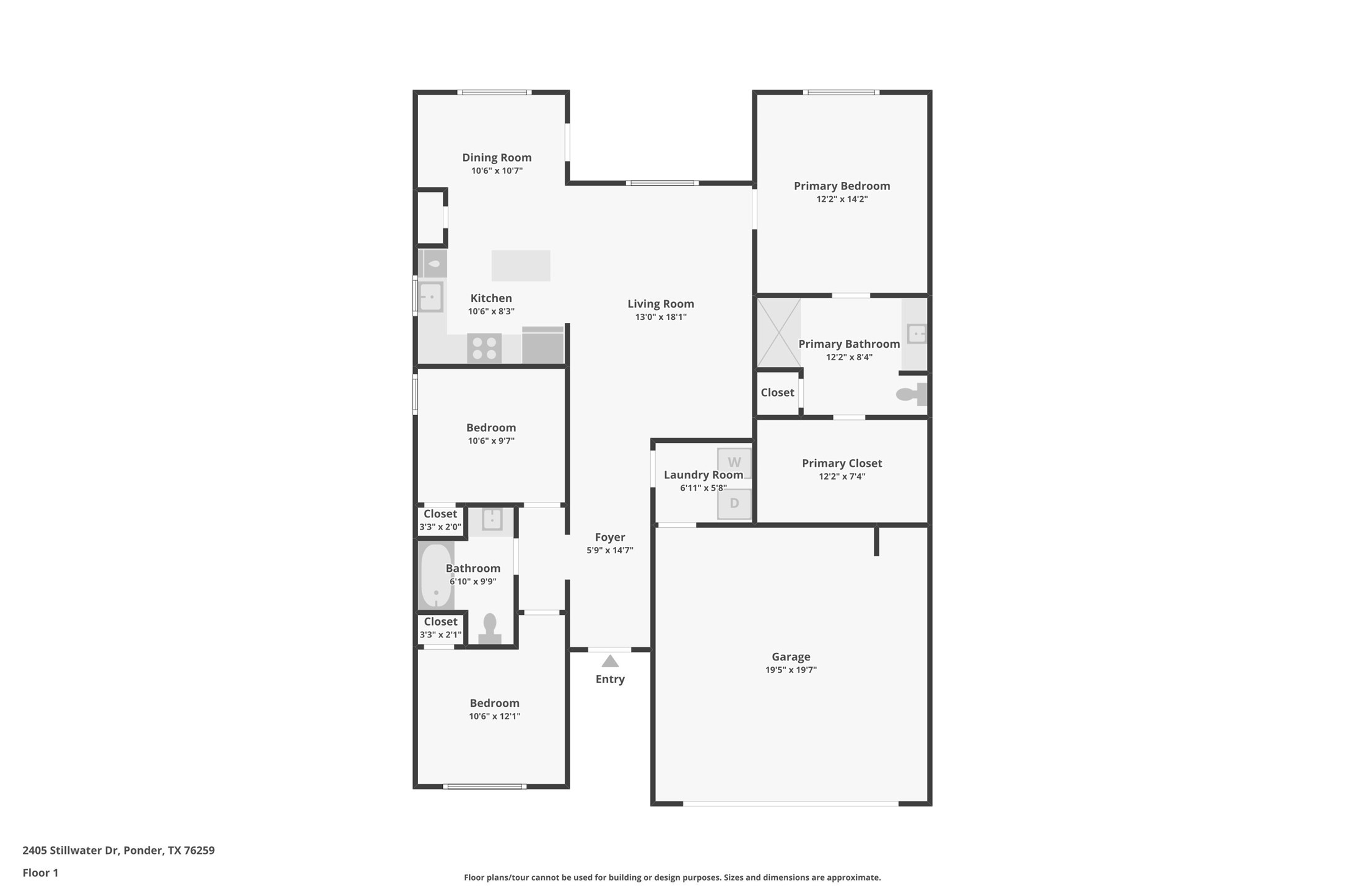 2405 Stillwater Drive Ponder TX 76259