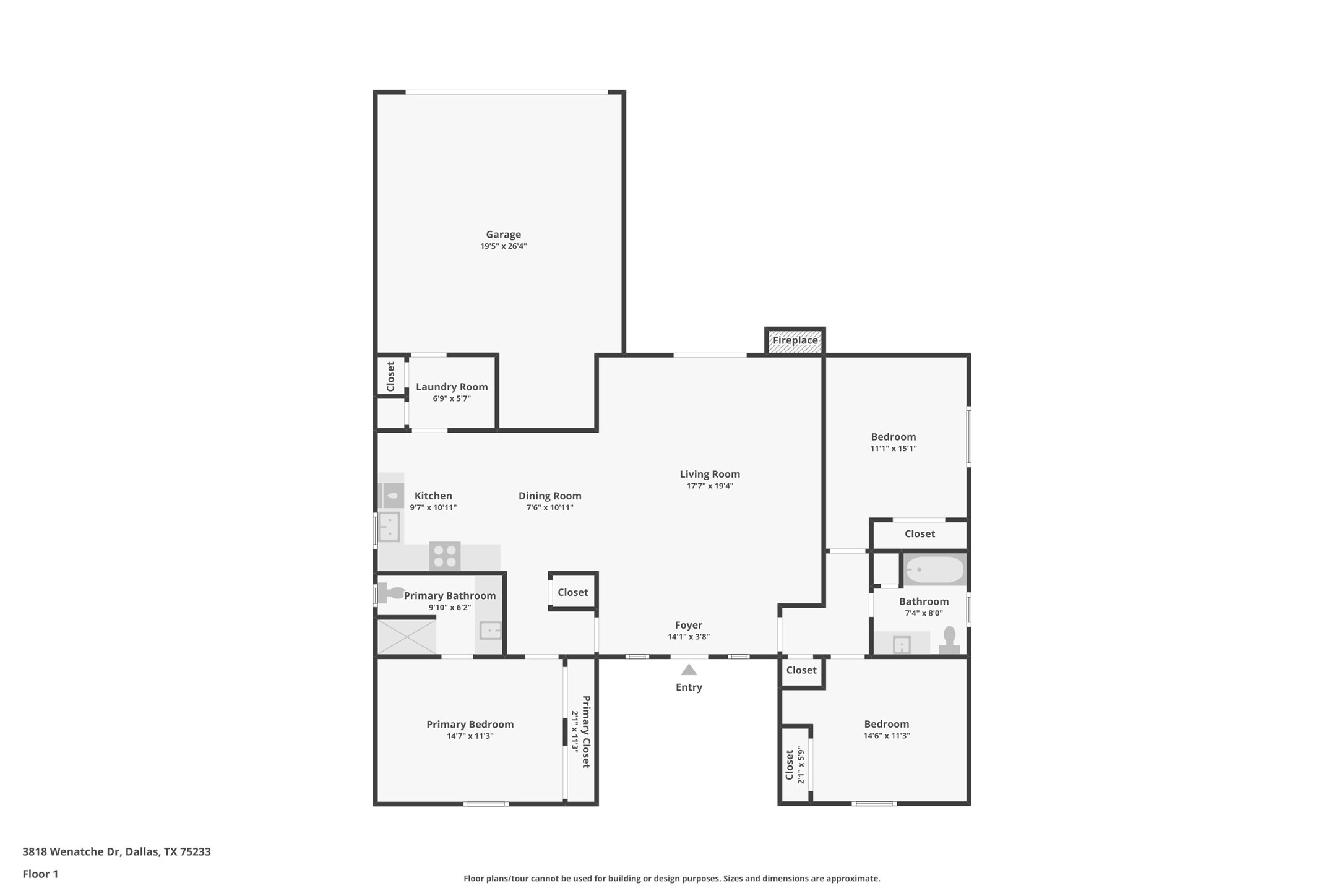3818 Wenatche Drive Dallas TX 75233