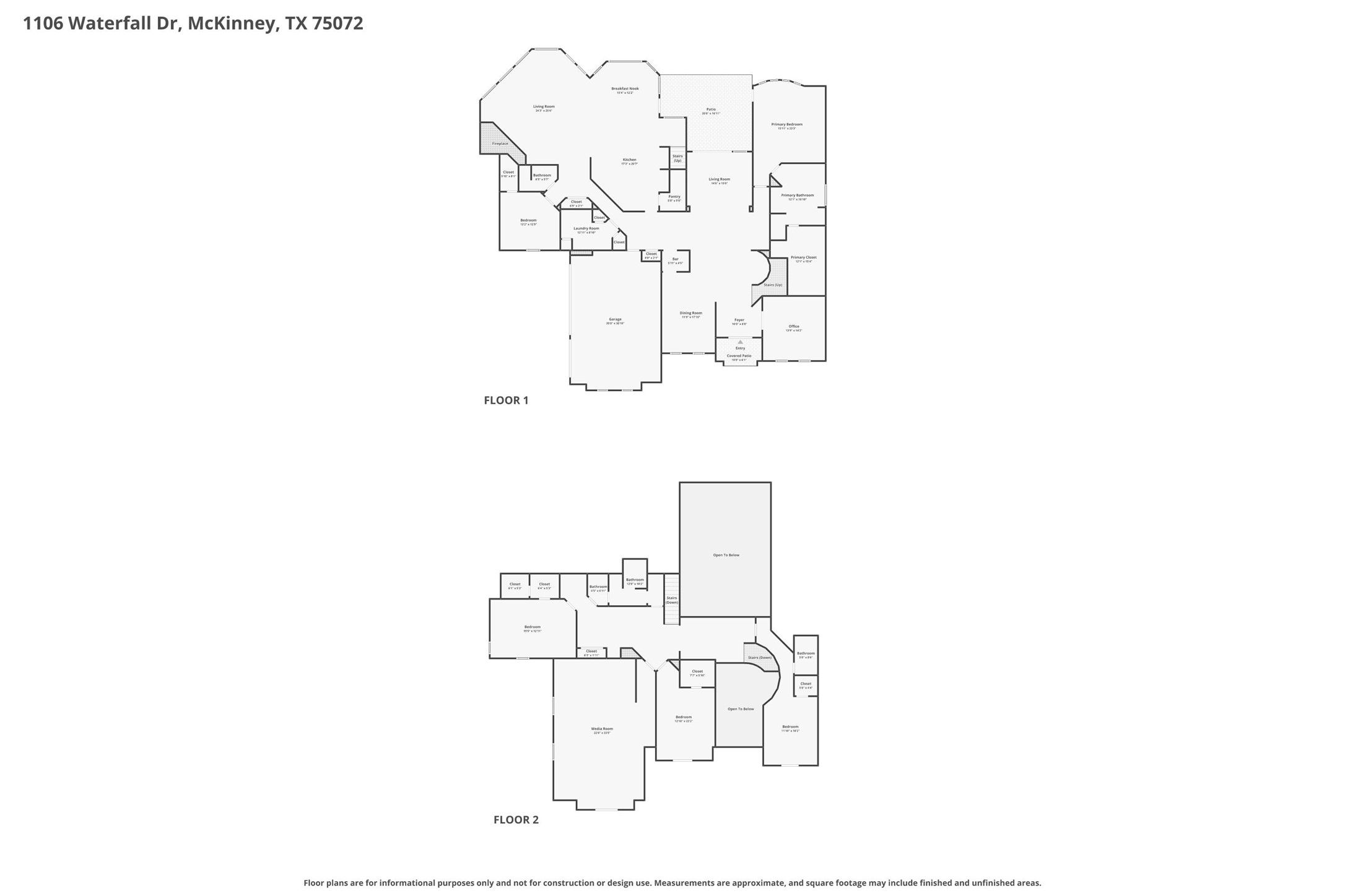 1106 Waterfall Drive Mckinney TX 75072