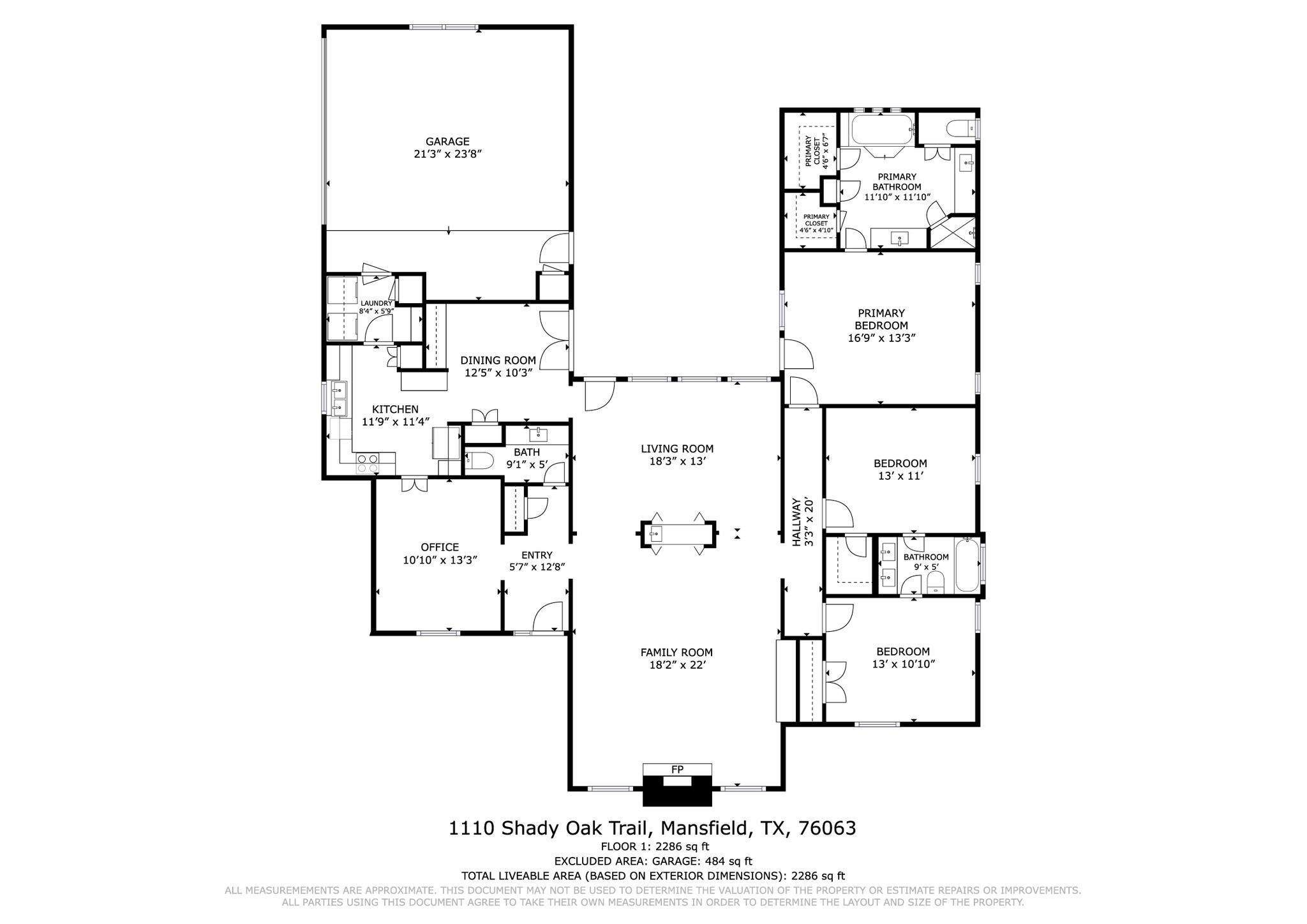 1110 Shady Oak Trail Mansfield TX 76063
